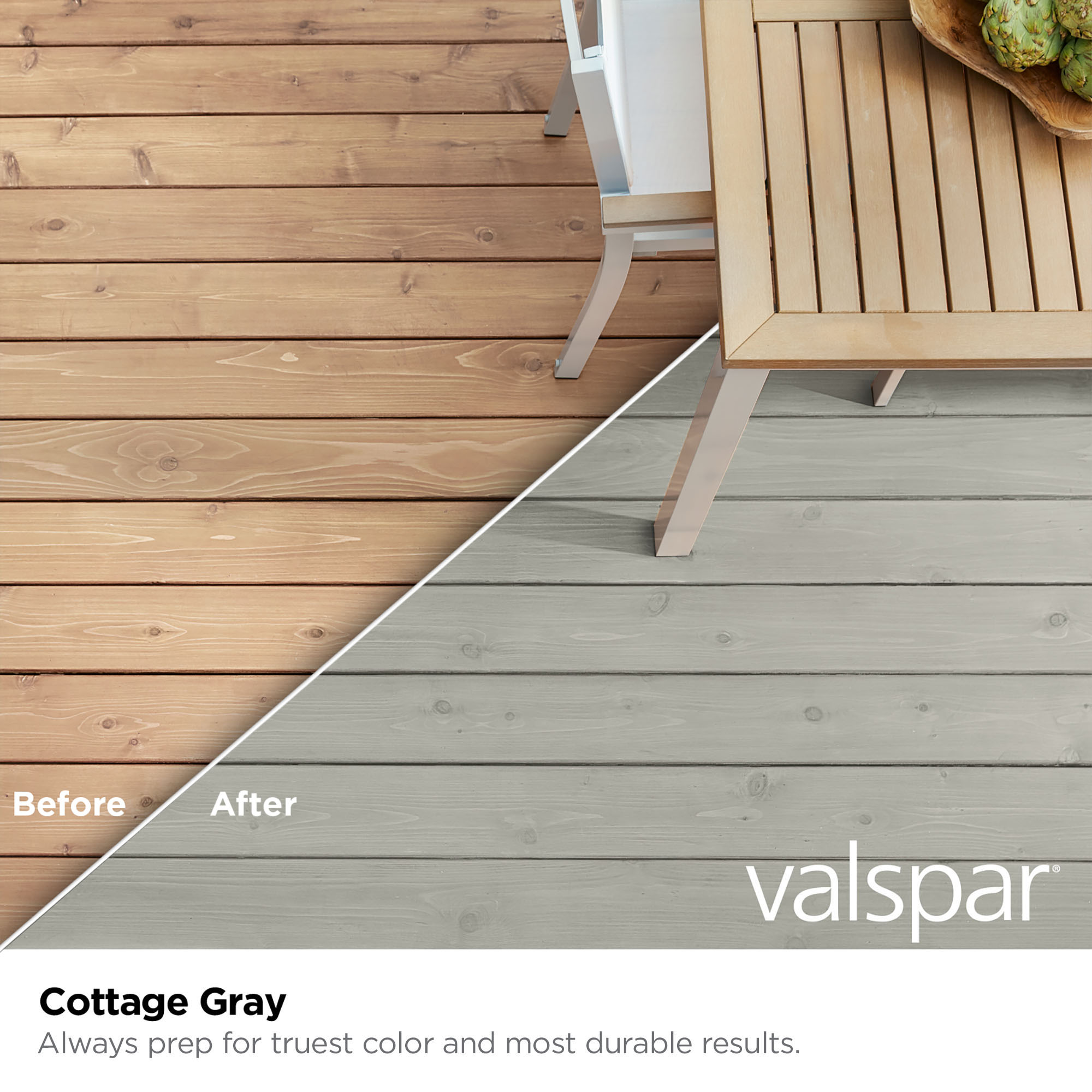 Valspar COTTAGE GRAY-1614365 Exterior-Stains-Sealors - View #2