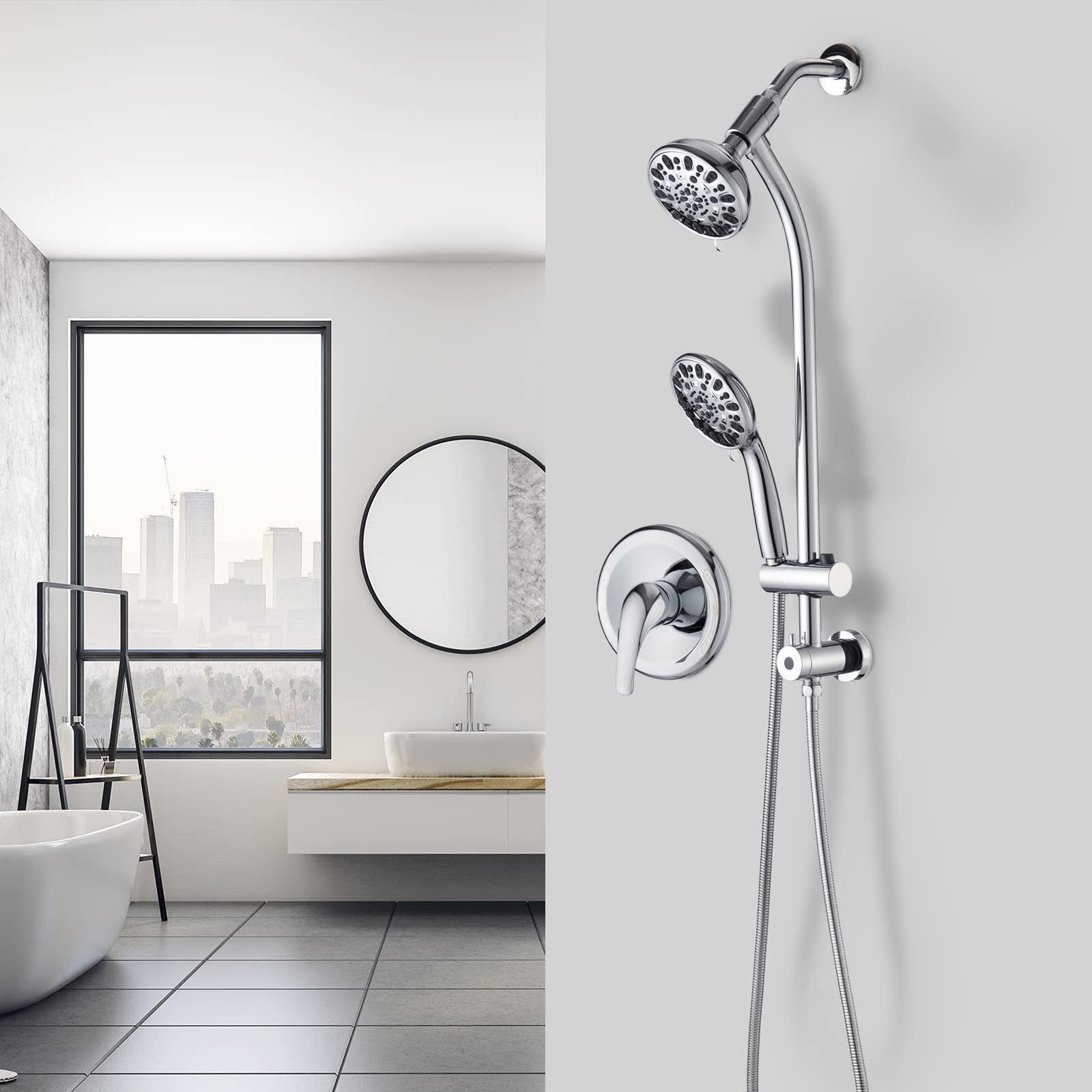 UCLIMAA UCAE428CH Showerhead-Bar-Panels - View #2