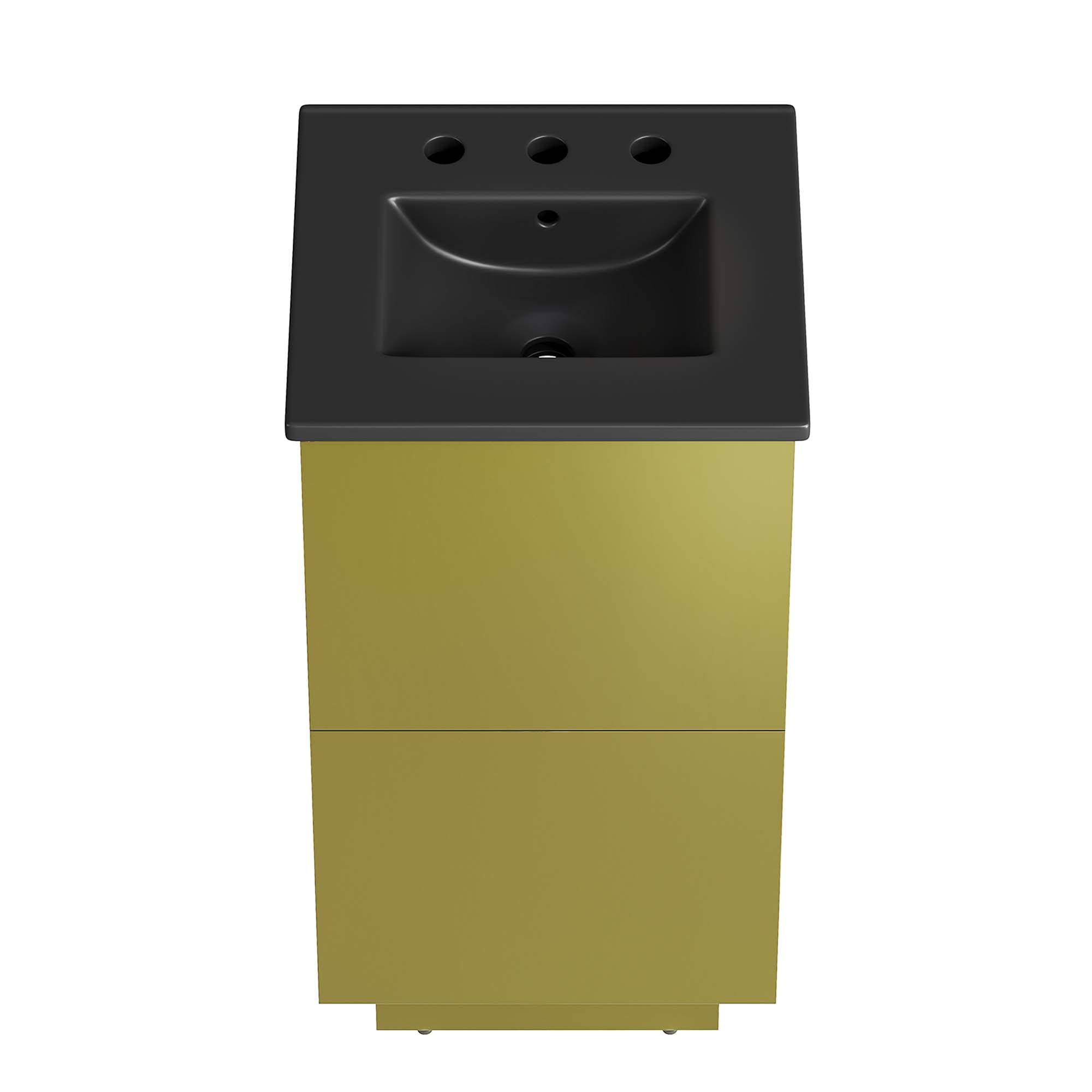 Modway EEI-6424-BLK-GLD Bath-Vanity-Combo - View #6