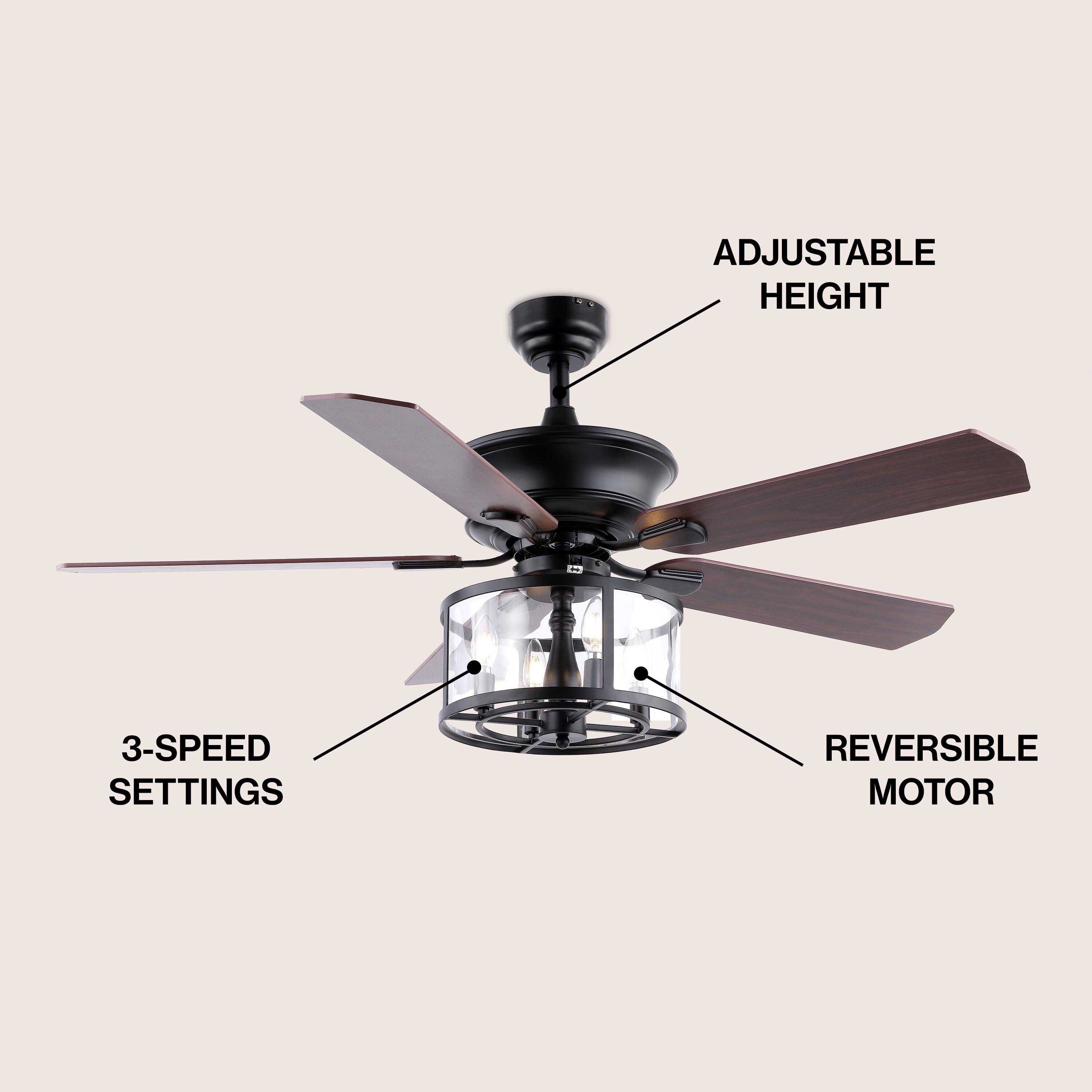 JONATHAN  Y JYL9620A Ceiling-Fans - View #4