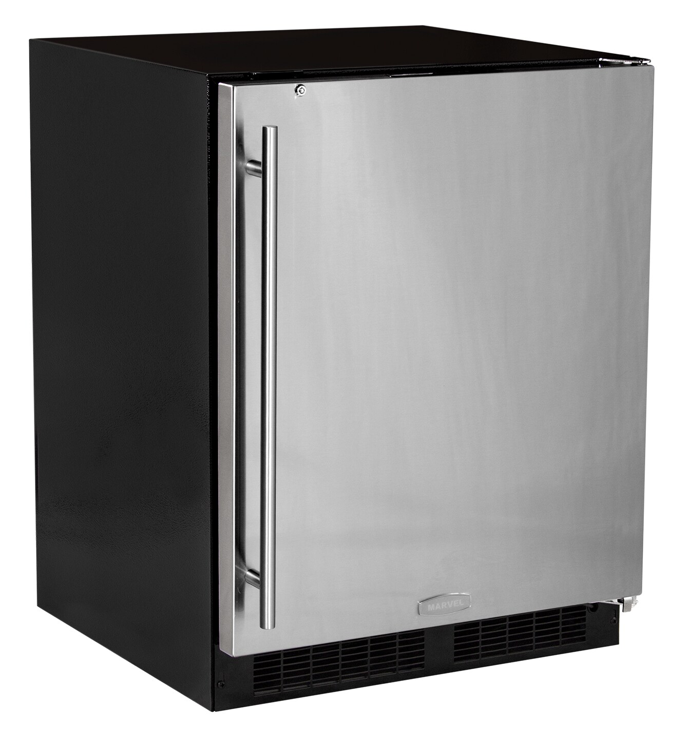 MARVEL MA24RAS2RS Low Profile 4.6-cu ft Built-In /freestanding Mini Fridge (Stainless Steel) ENERGY STAR