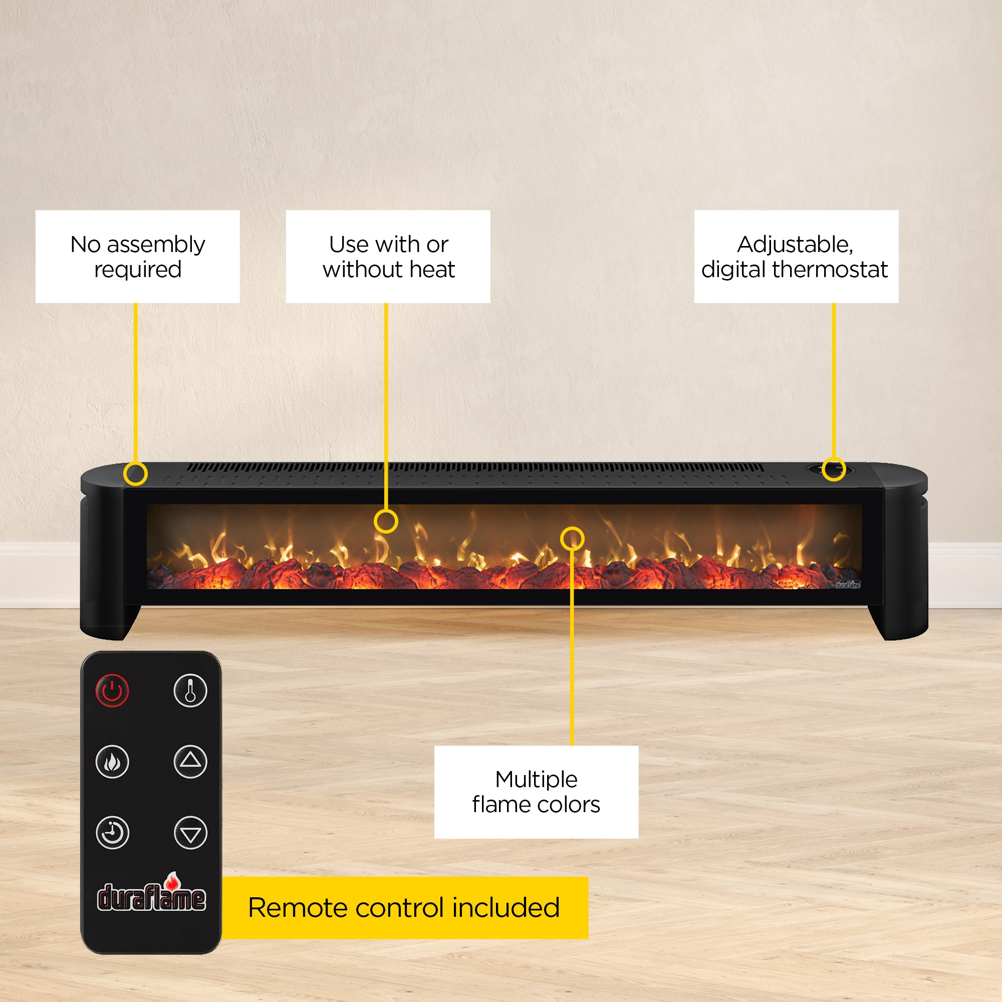 Duraflame 50HF001FGL Portable-Electric-Heat - View #3