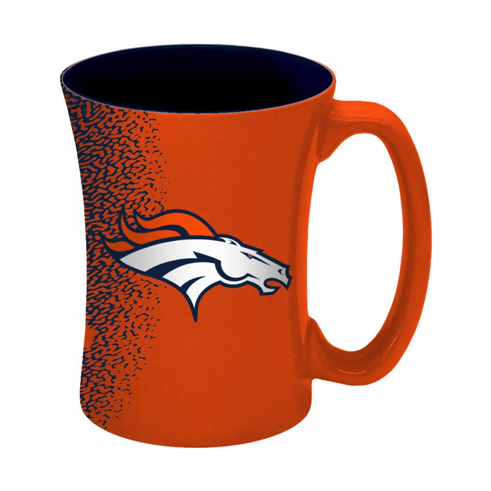 : Denver Broncos 15 Ounce Sculpted Logo Relief Coffee Mug :  Sports Fan Coffee Mugs : Sports & Outdoors