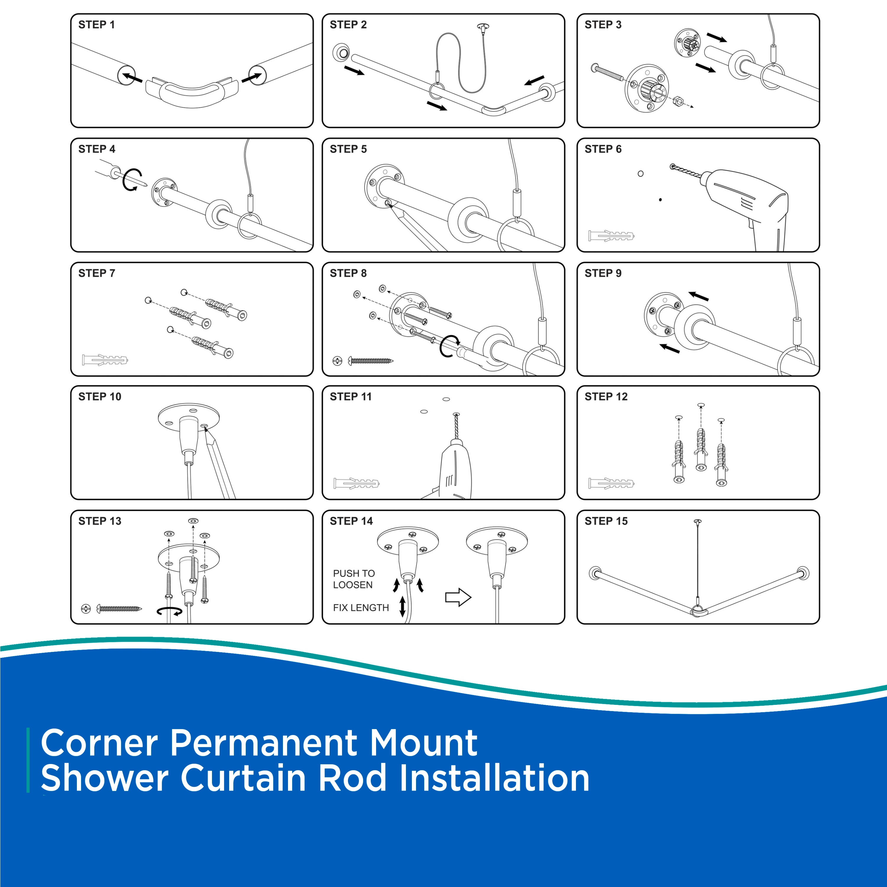 Kenney KN61423 Shower-Rods - View #8