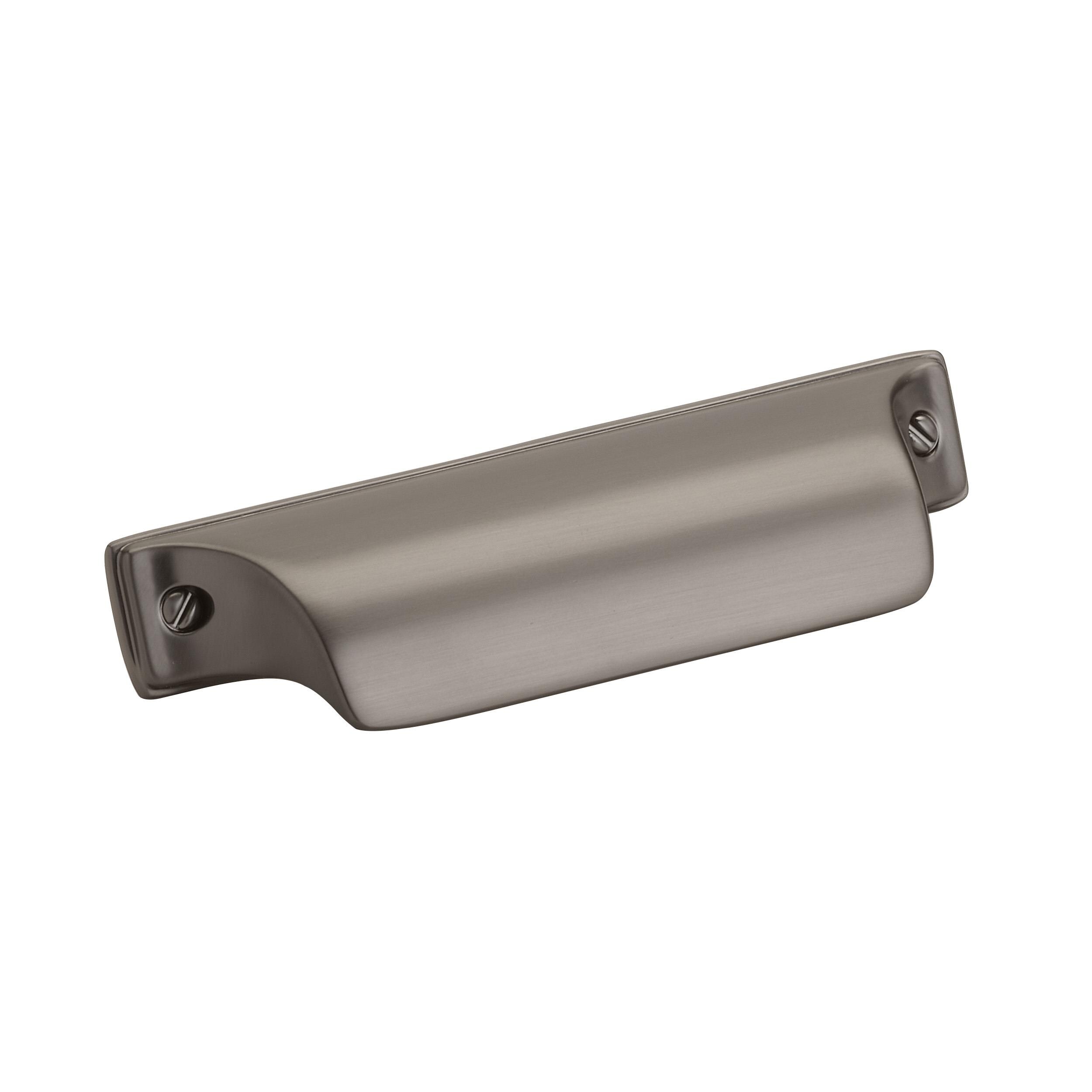 Amerock BP452364BBN Jolene 2-1/2-in , 64mm Center to Center Black Brushed Nickel Rectangular Cup
