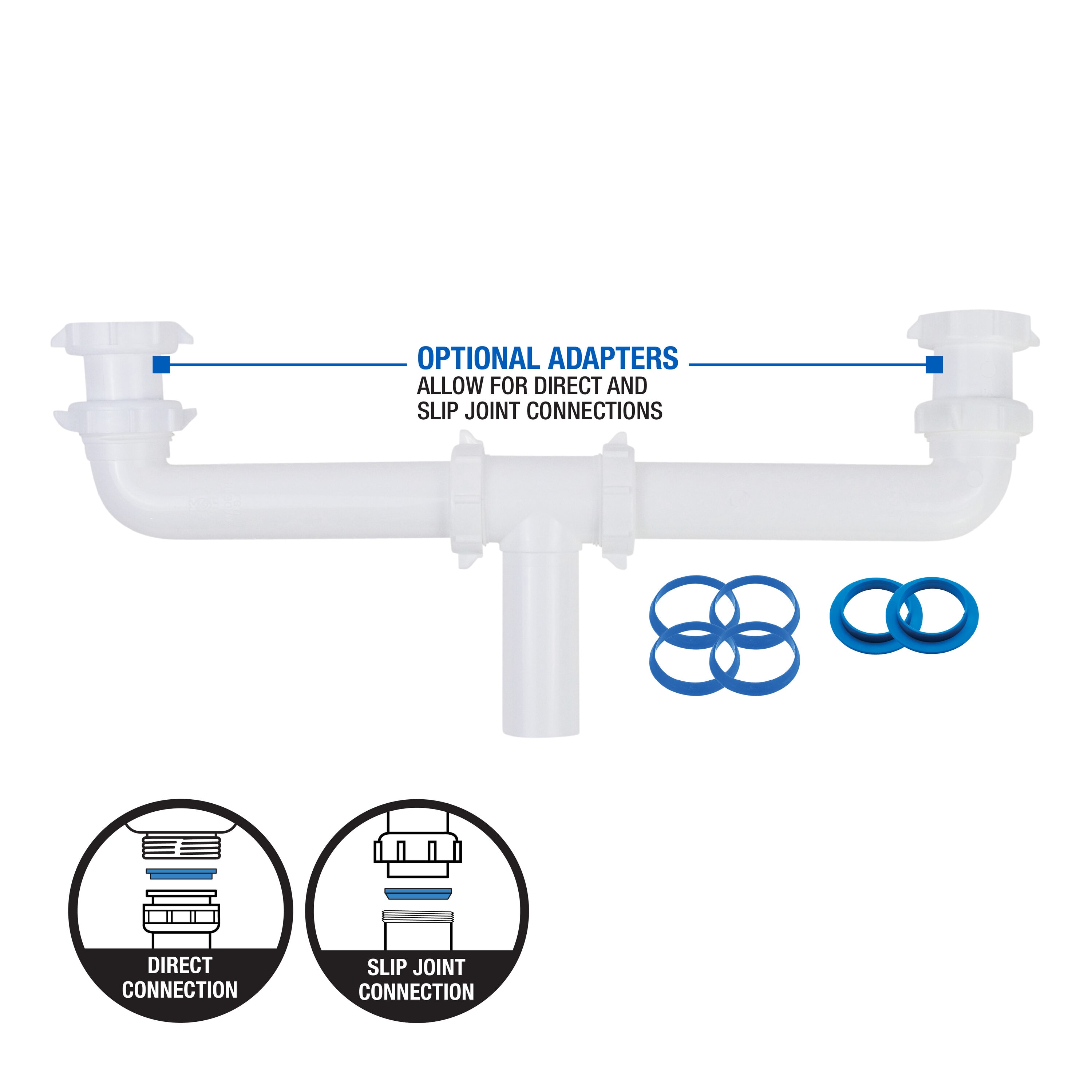Dearborn 1000000493 1-1/2-in Plastic Center outlet tee