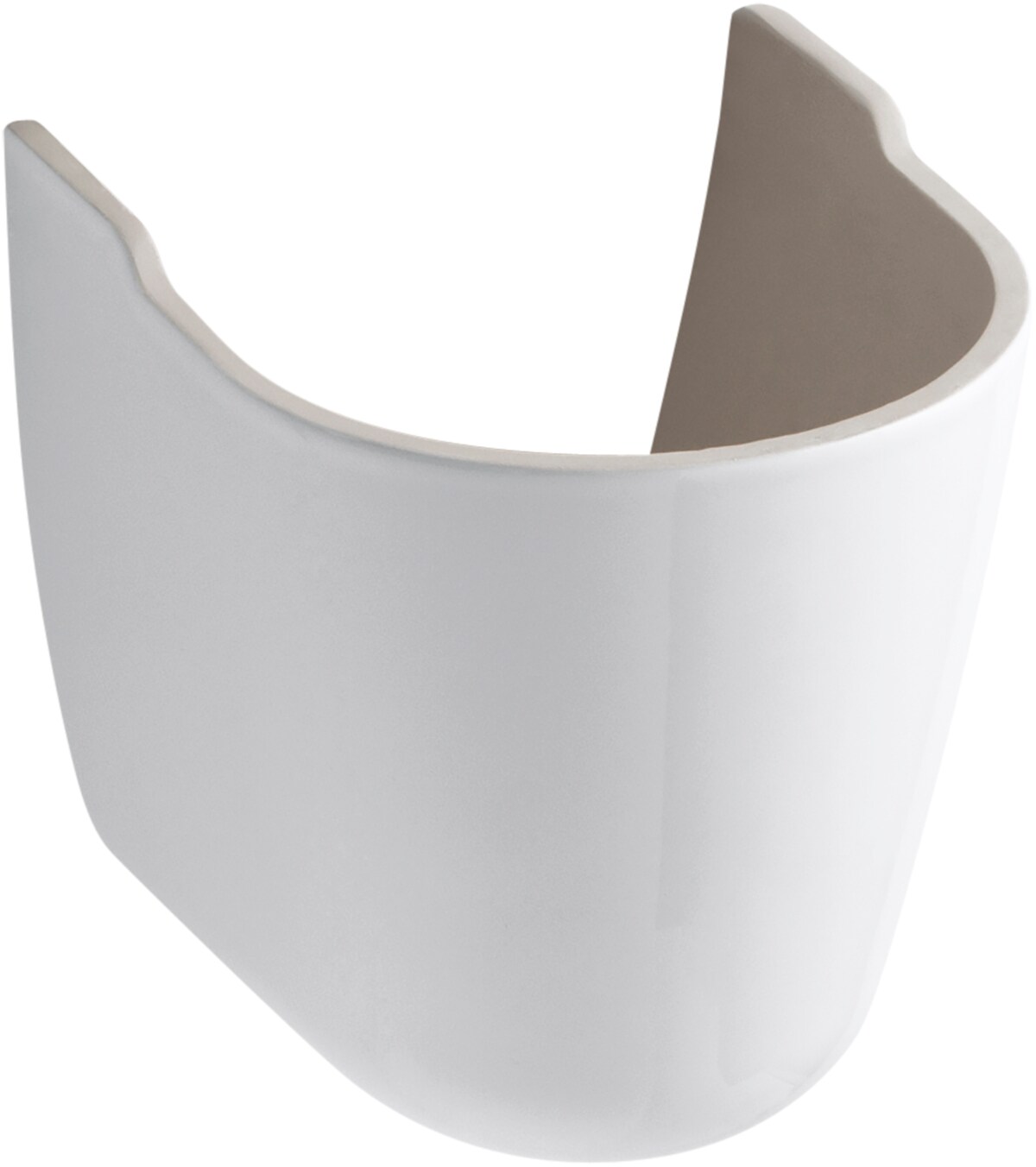 KOHLER K-1998-SS-0 Brenham Shroud Antimicrobial Finish White