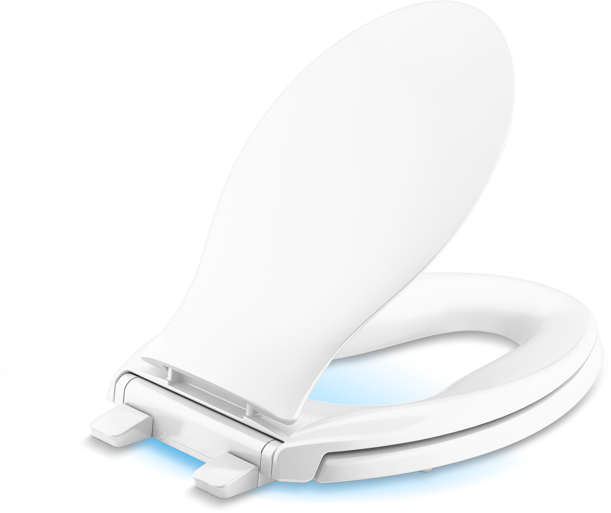 KOHLER K-2599-RL-0 Transitions Plastic White Elongated Soft Close Toilet Seat