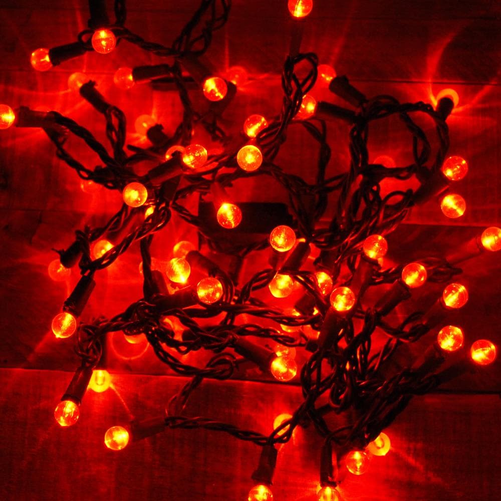 orange twinkle lights