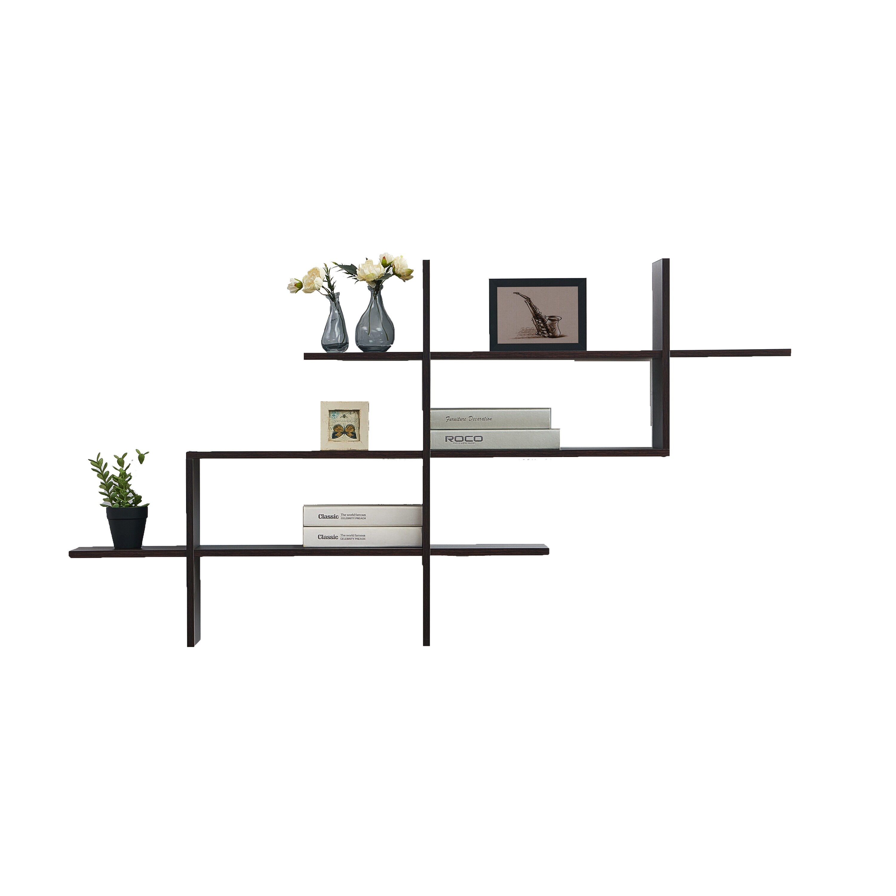 Danya B. XF170503WN Wall-Mounted-Shelving - View #2