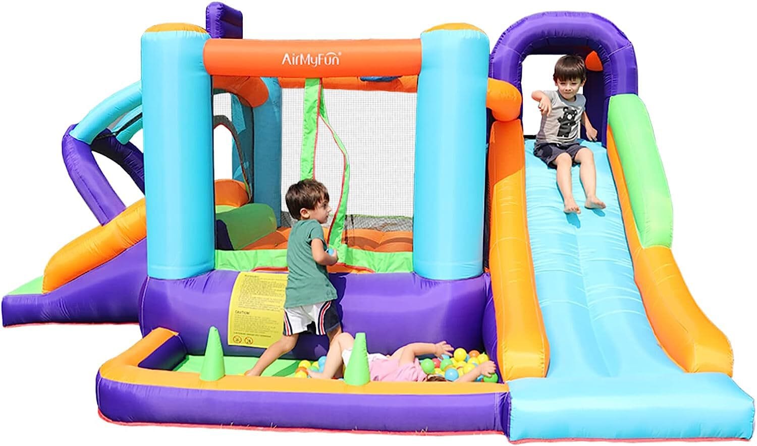 72.8-Inch-Tall 200-lb.-Maximum Weight Capacity Bounce Houses at Lowes.com