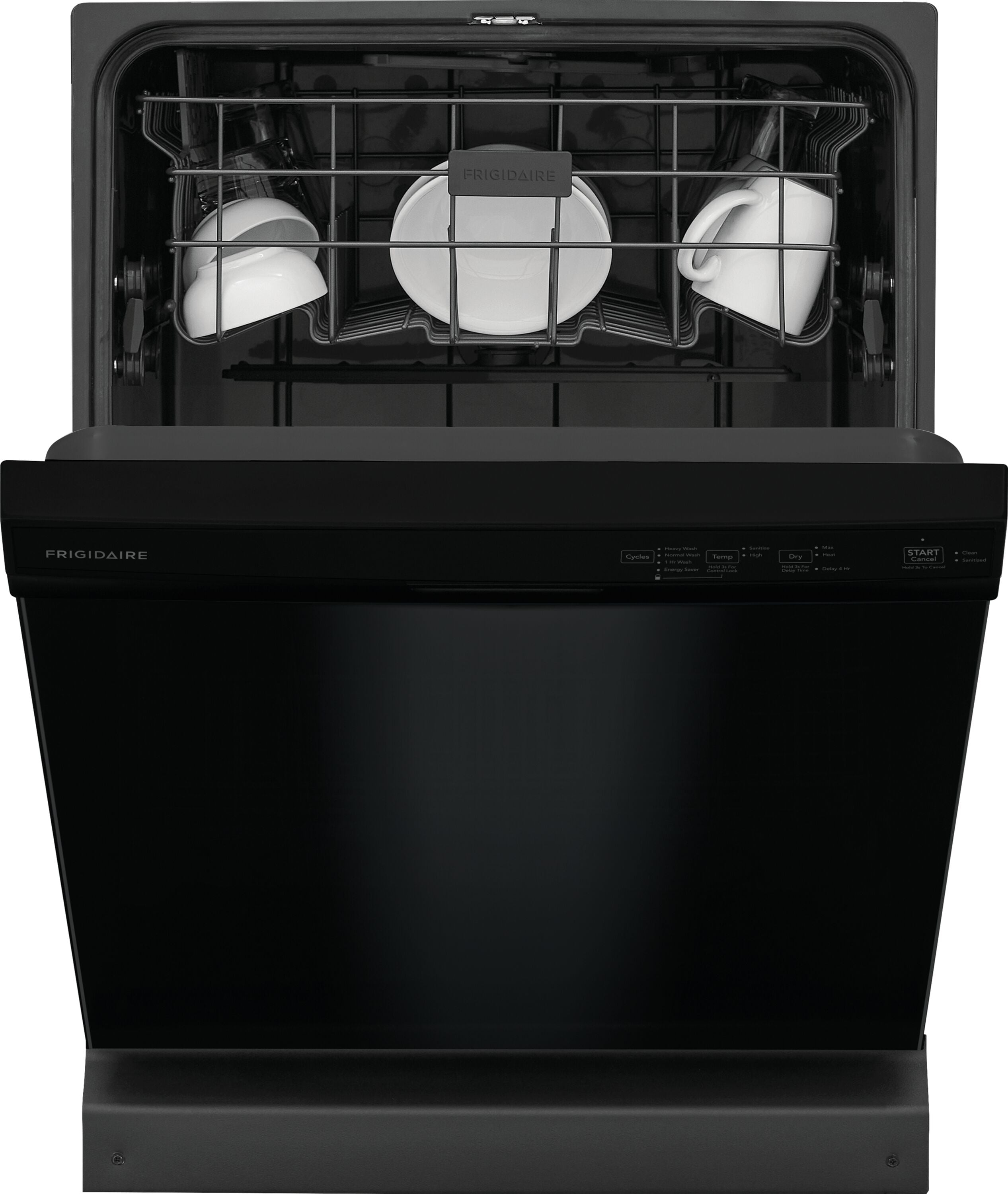 Frigidaire 24 Built-In Dishwasher with 5 Level Wash System in Black