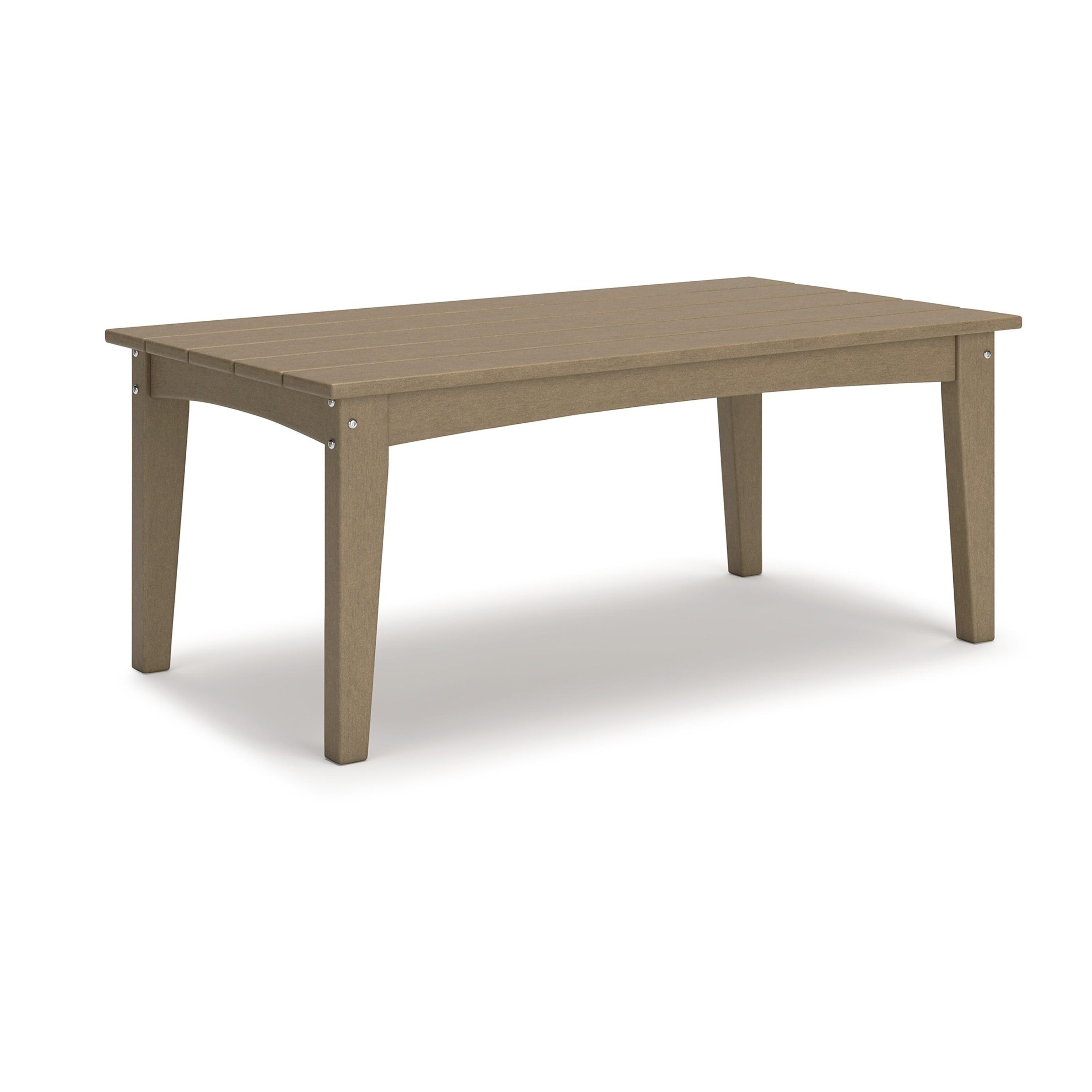Benzara BM315963 Rectangle Outdoor Coffee Table 24-in W x 44.13-in L