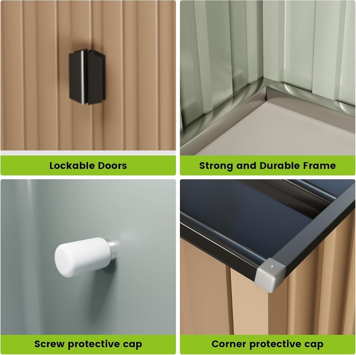 IdealHouse CEI-K7ZG Metal-Storage-Buildings-Sheds - View #5