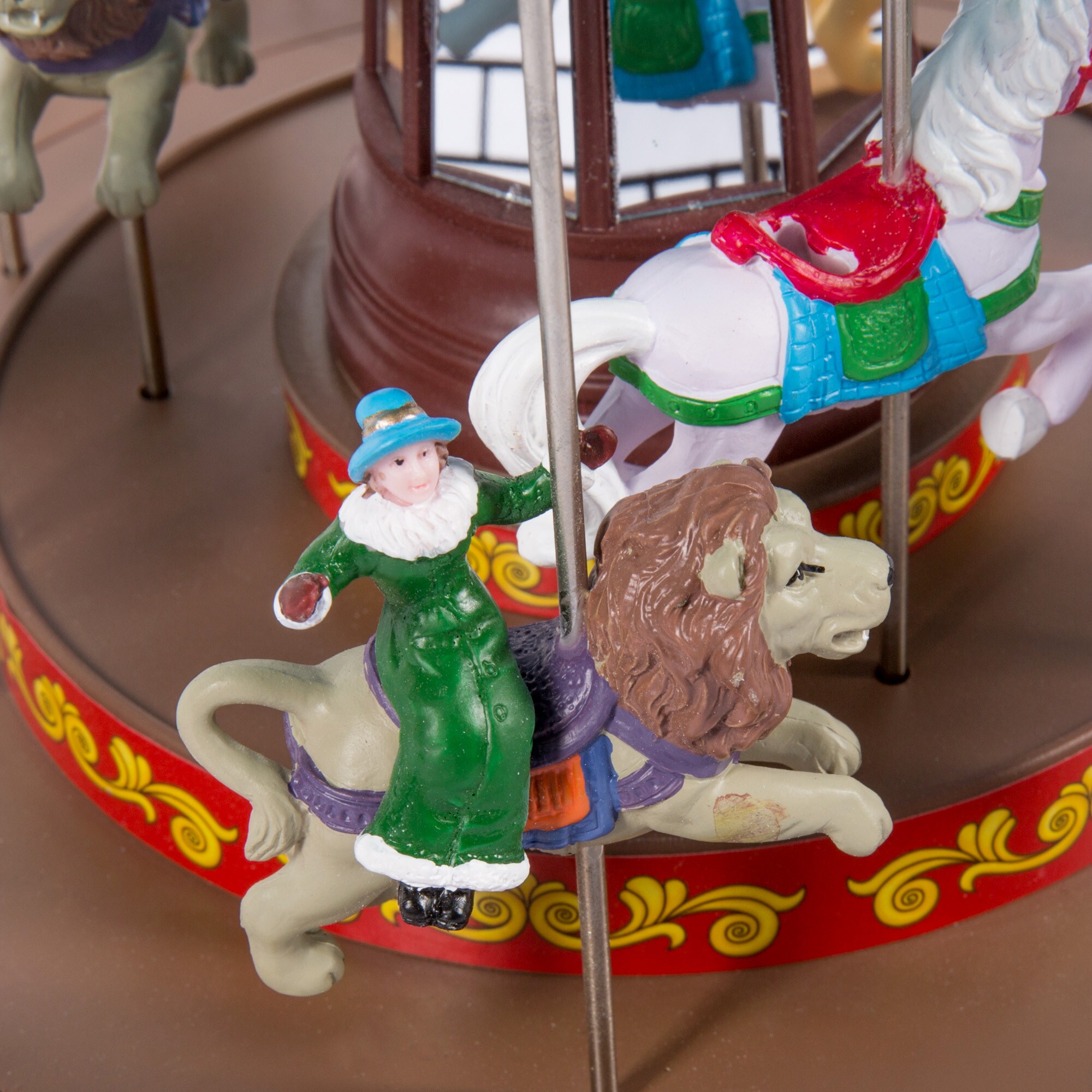 Carole Towne Jocelyn's Carousel Lighted Musical Village Carole Towne Jocelyn's Carousel Lighted Musical Village
