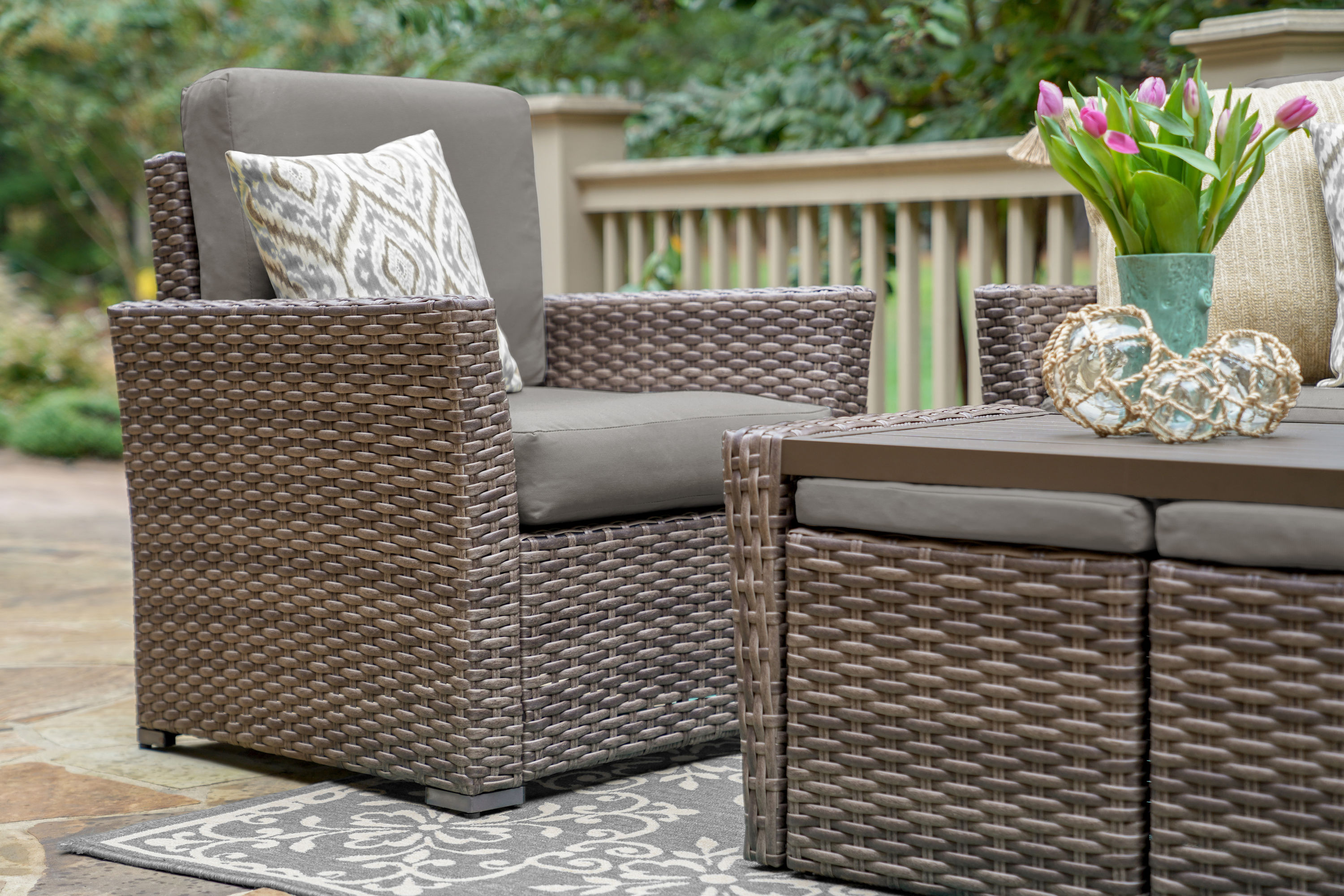 Leisure Made 844019-GRY Patio-Conversation-Sets - View #2