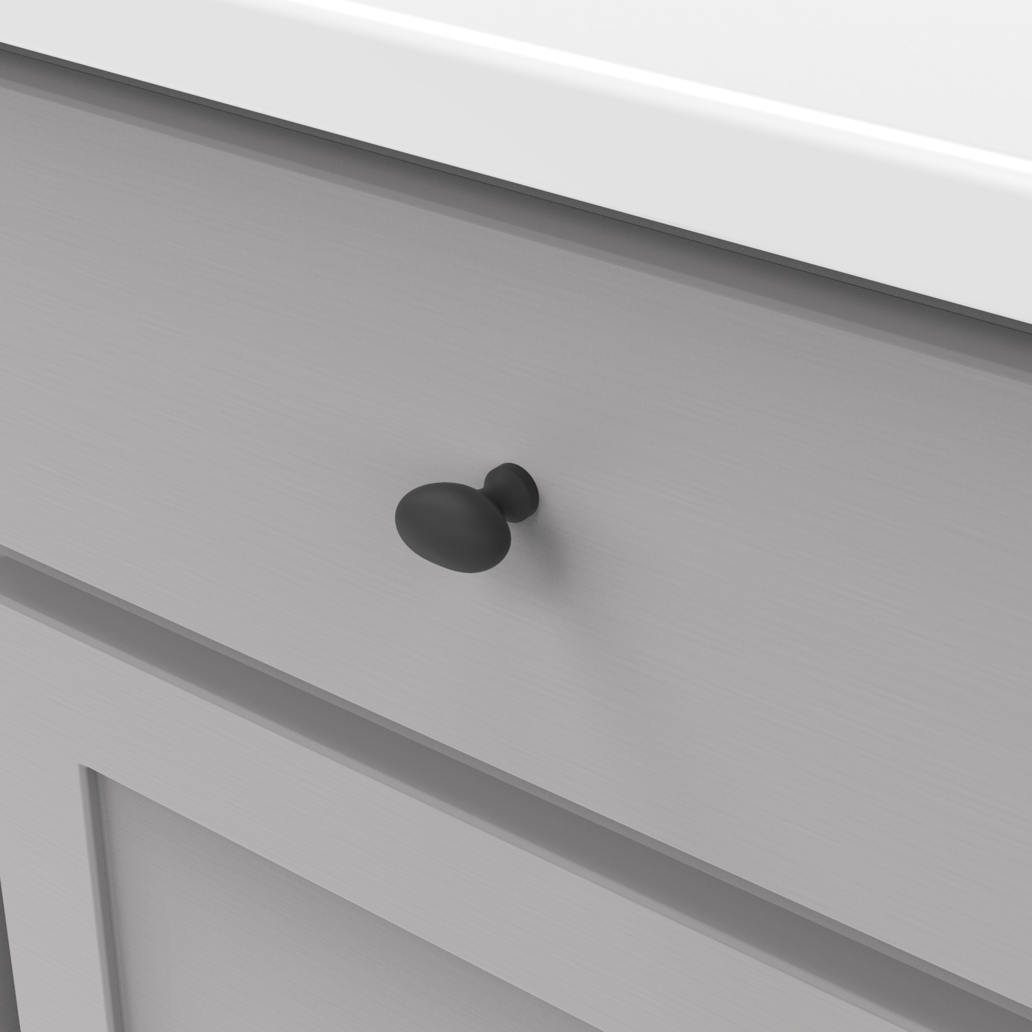 Hickory Hardware P3054-MB Cabinet-Knobs - View #3