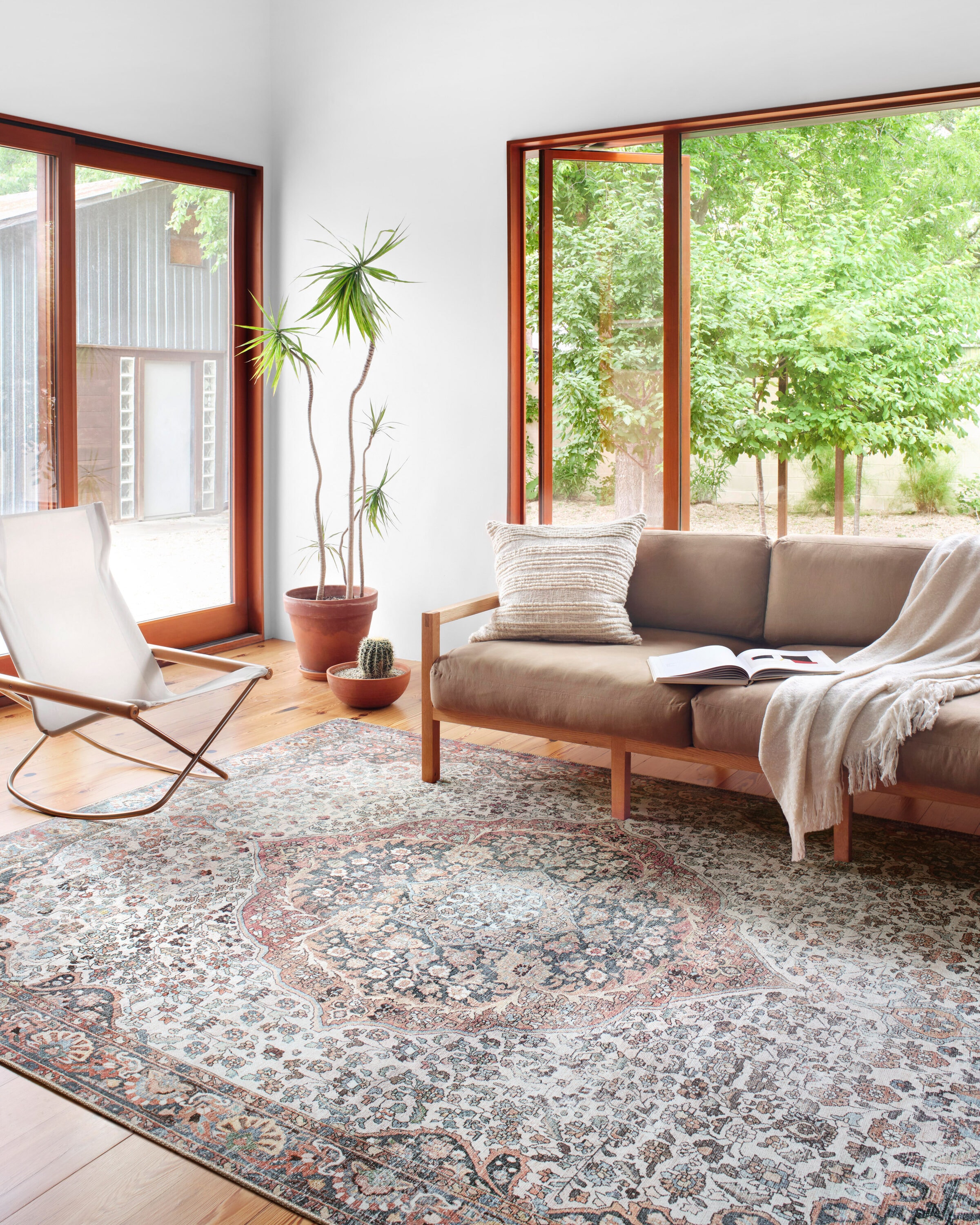 Wynter Red and Multicolor Synthetic Oriental Area Rug 8'-6" x 11'-6"