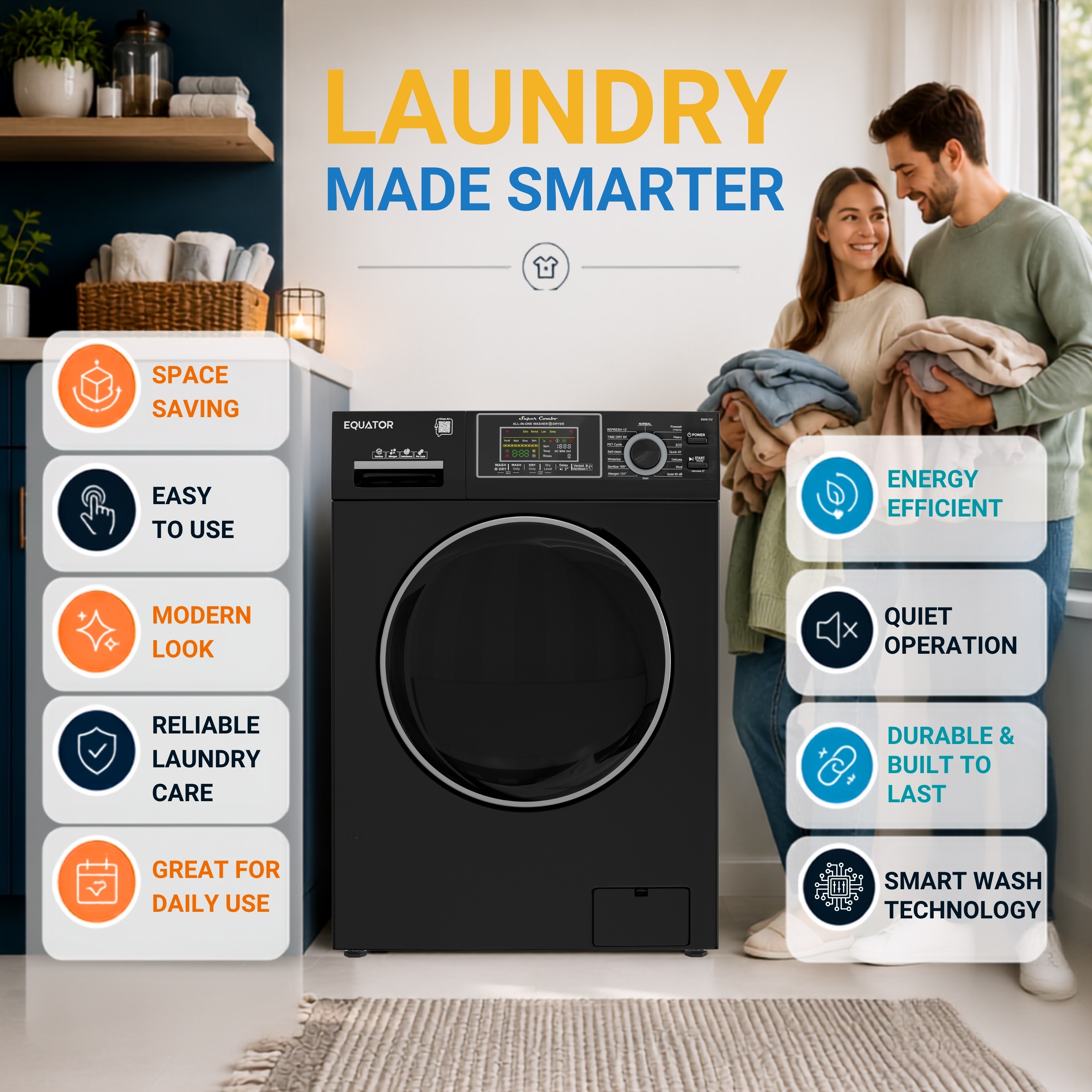 Equator Advanced Appliances EZ 6500 B Combination-Washers-Dryers - View #9