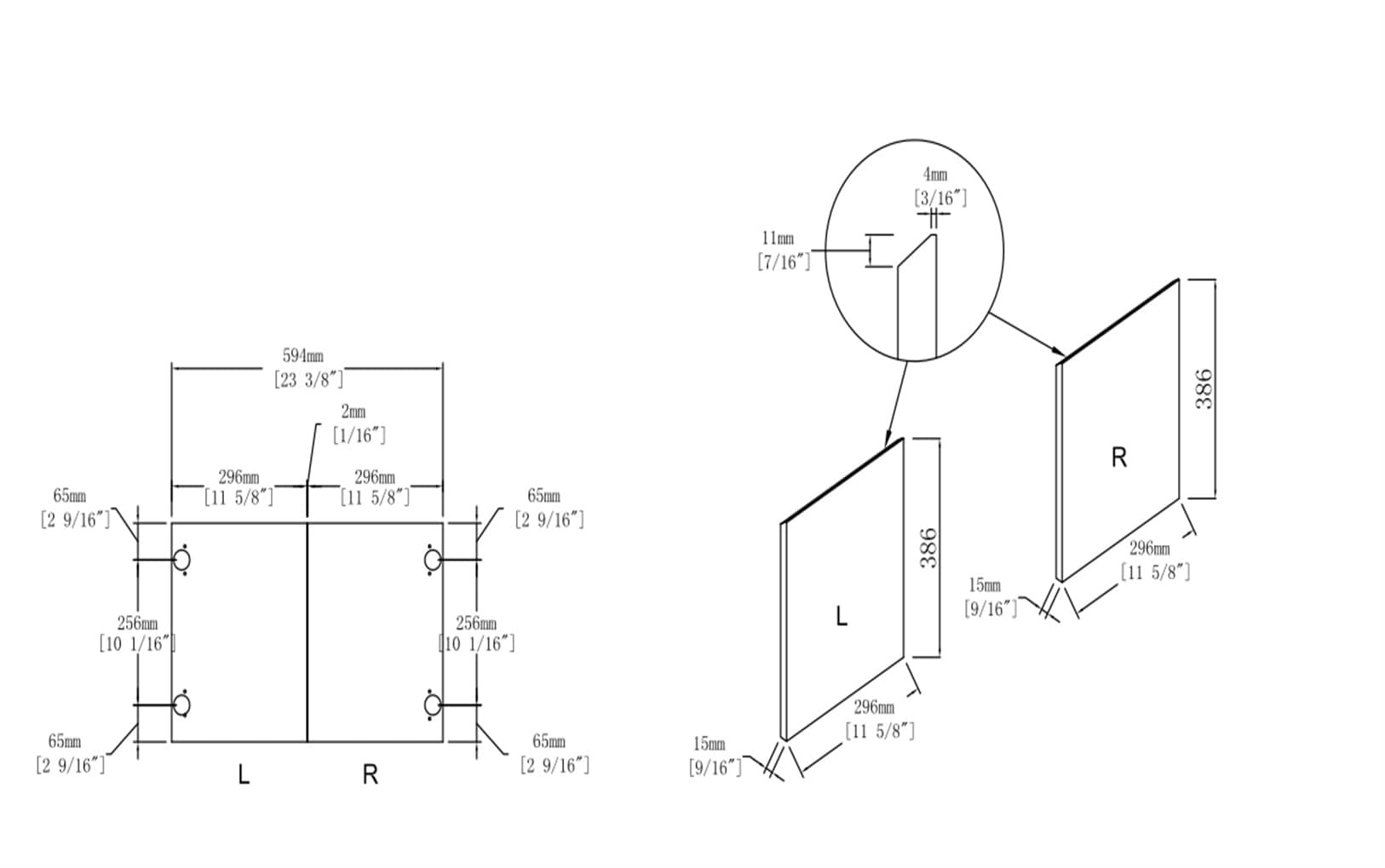 Rbied NDLJ-06 Kitchen-Cabinet-Doors - Thumbnail View #3