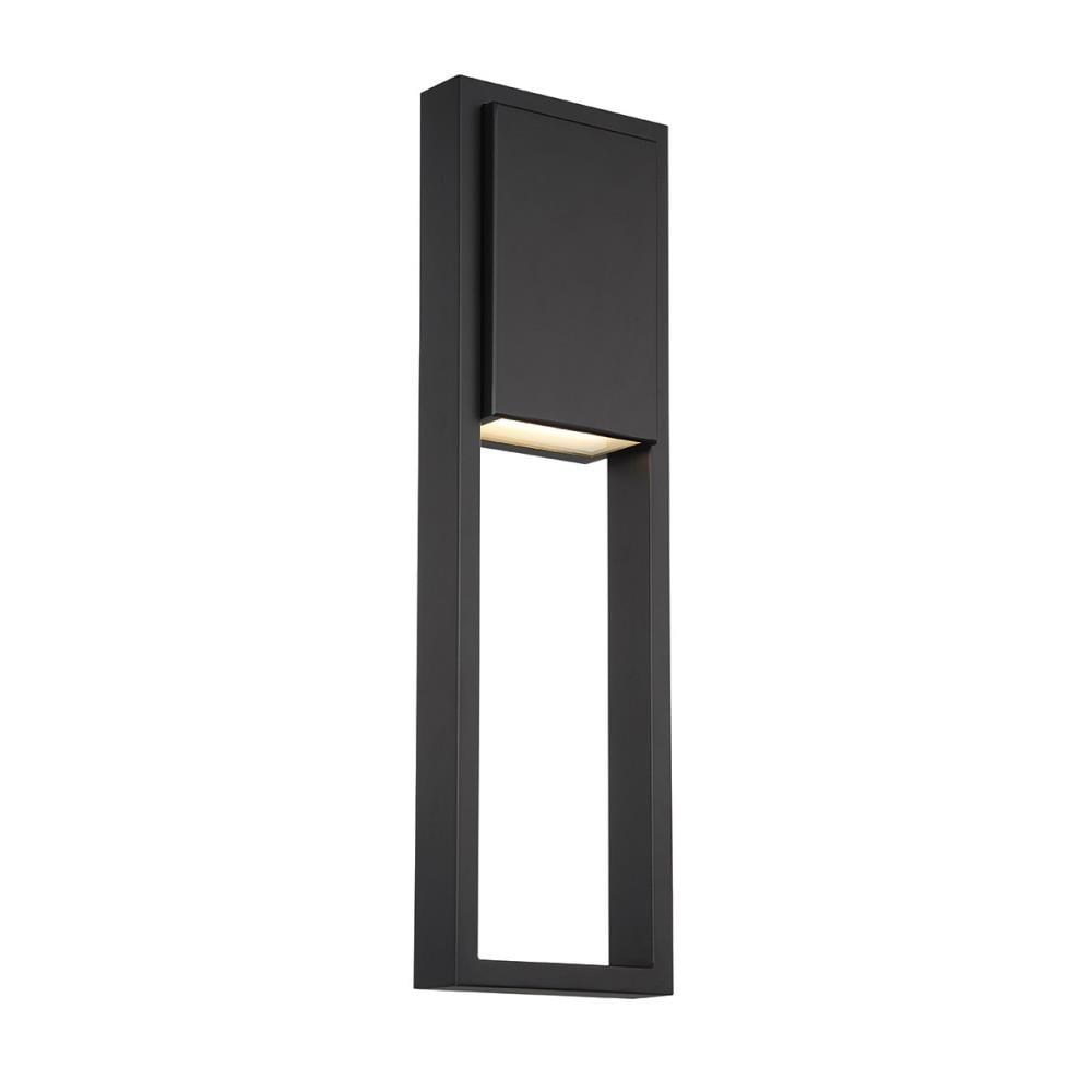 dweLED Archetype 1-Light 24-in Black Dark Sky Outdoor Wall Light in the ...