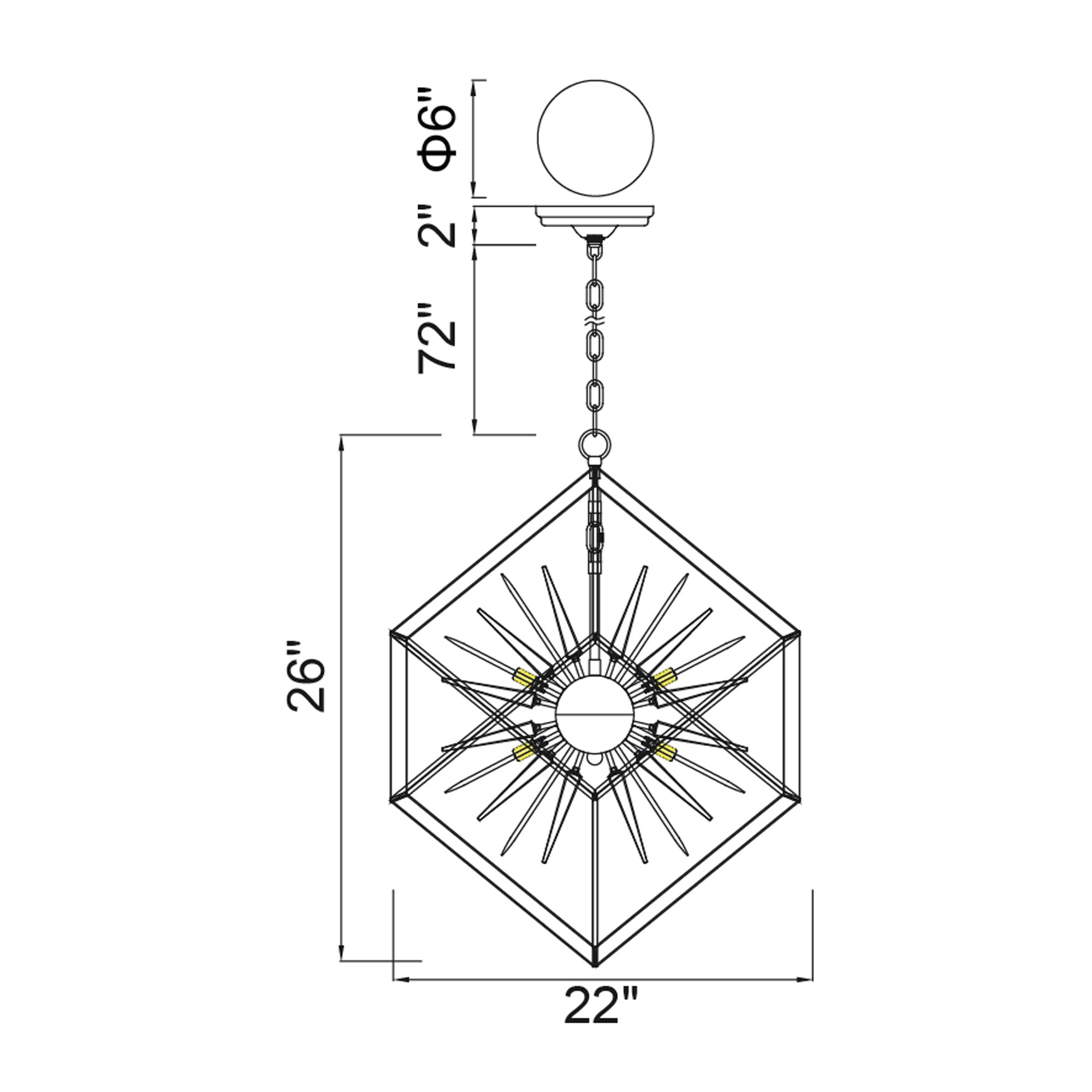 CWI Lighting 1178P22-6-601 b090015 - View #9
