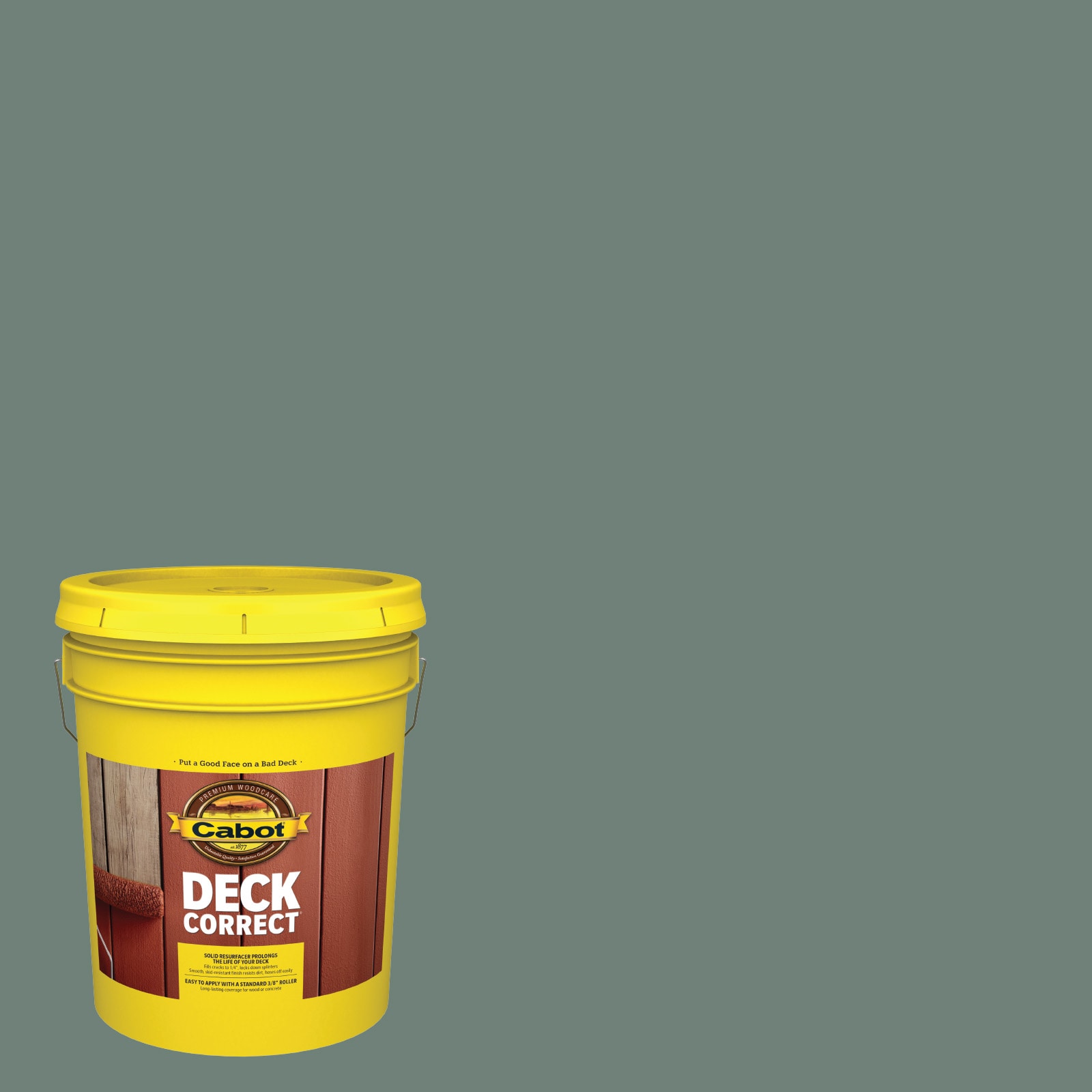 Cabot NEWPORT BLUE-1028102 DeckCorrect Newport Blue Solid Exterior Wood Stain and Sealer in One ( 5-gallon )