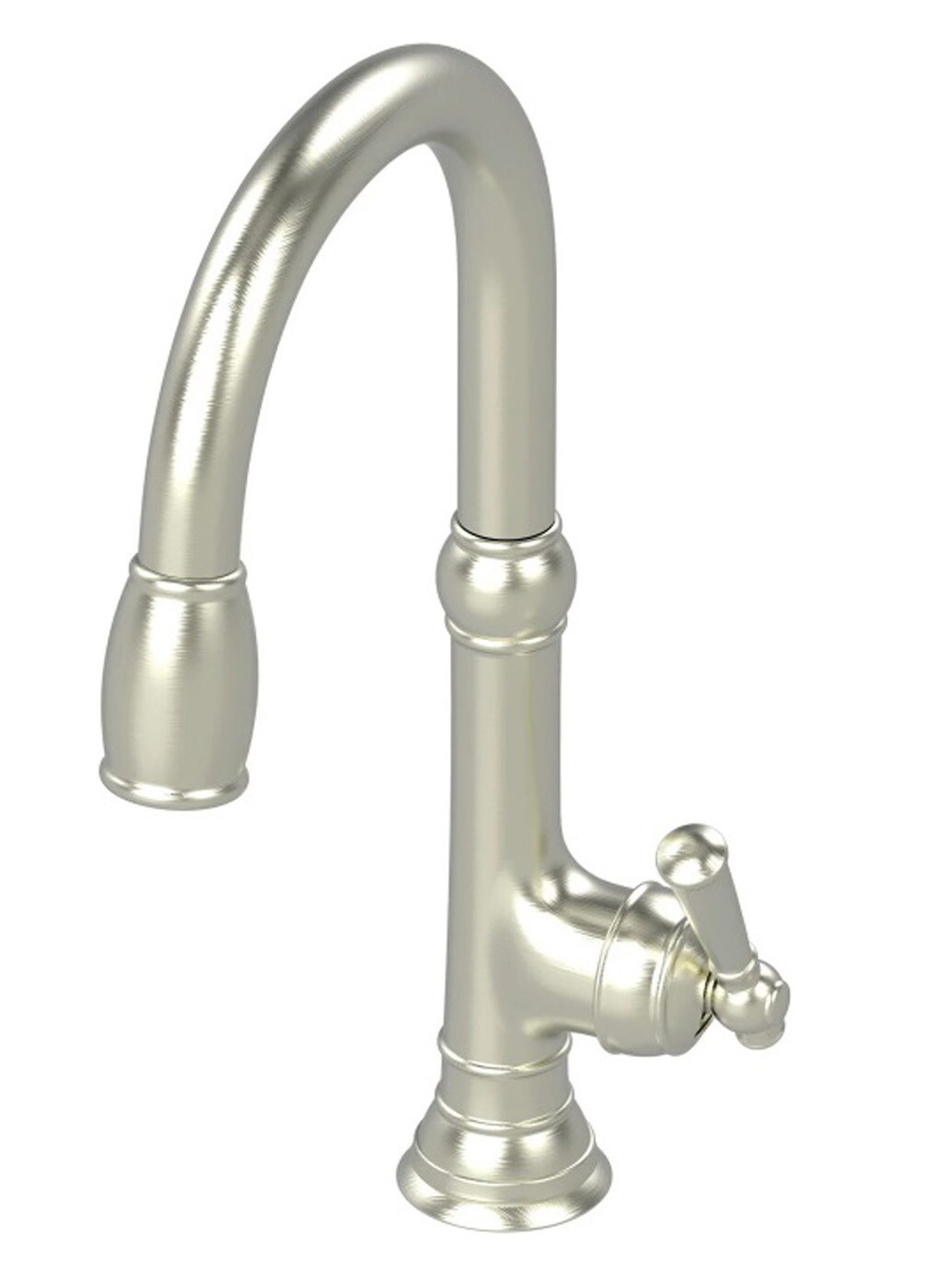 Newport Brass Satin Nickel Single Handle Swivel Kitchen Faucet at Lowes.com