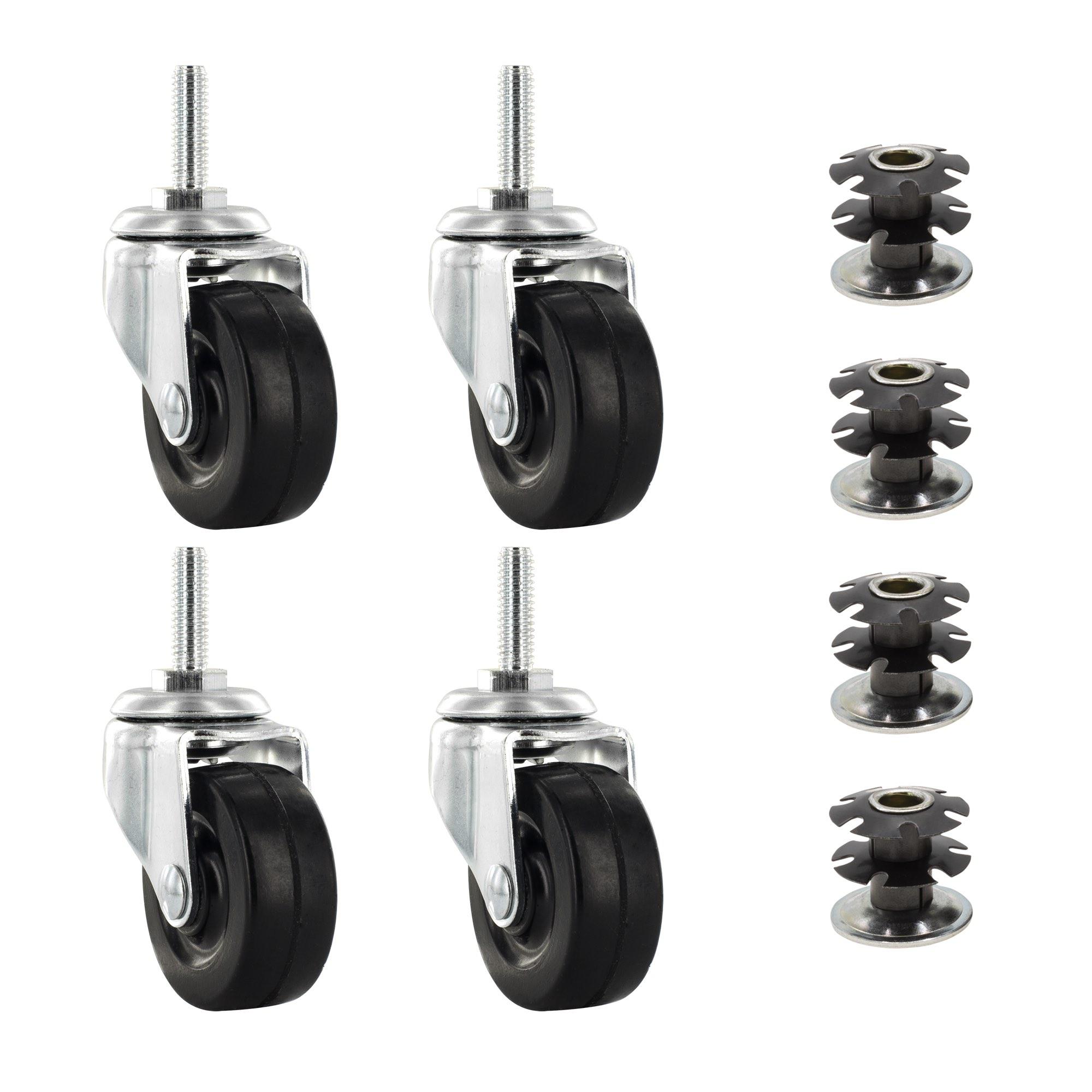 Outwater 3P1.14.00086 2-in Rubber Swivel Caster