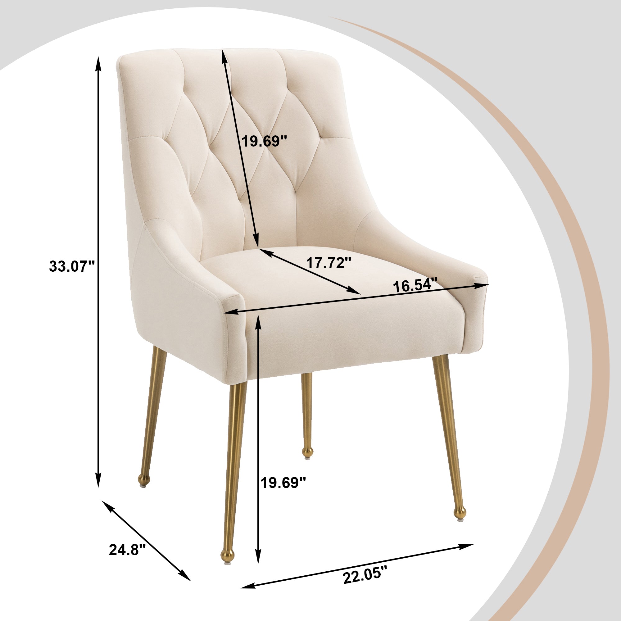 Boyel Living HFSN-196BG Dining-Chairs - View #2