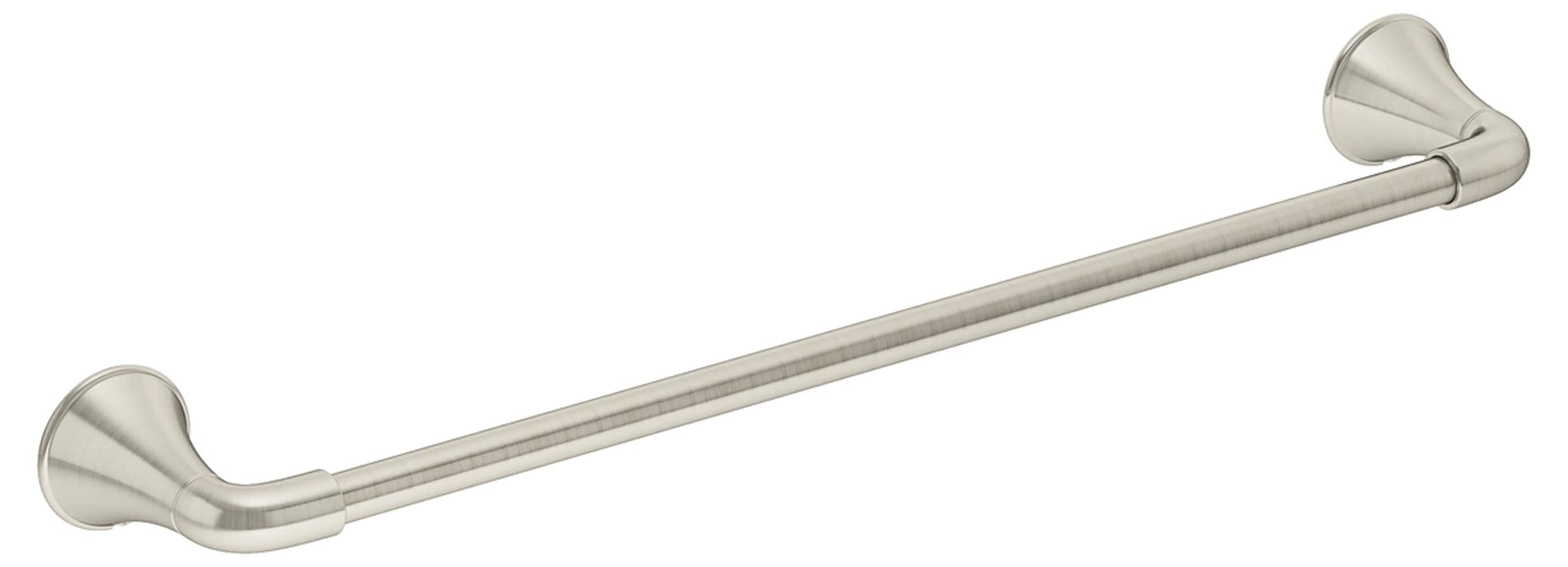 Symmons 553TB-24-STN Elm 24-in Satin Nickel Wall mount Single Towel Bar