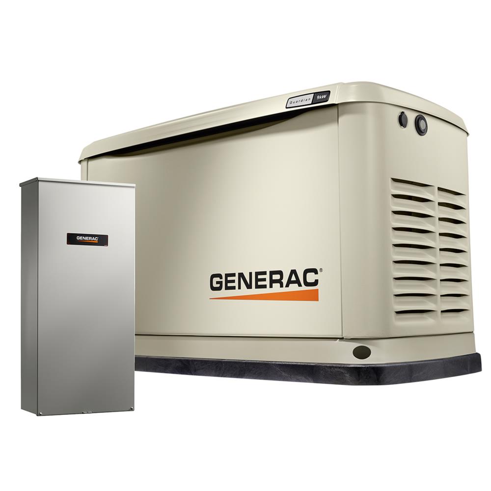 Generac 70301 Guardian Series WIFI Enabled 100-Amp Home Standby Generator (Automatic Transfer Switch)