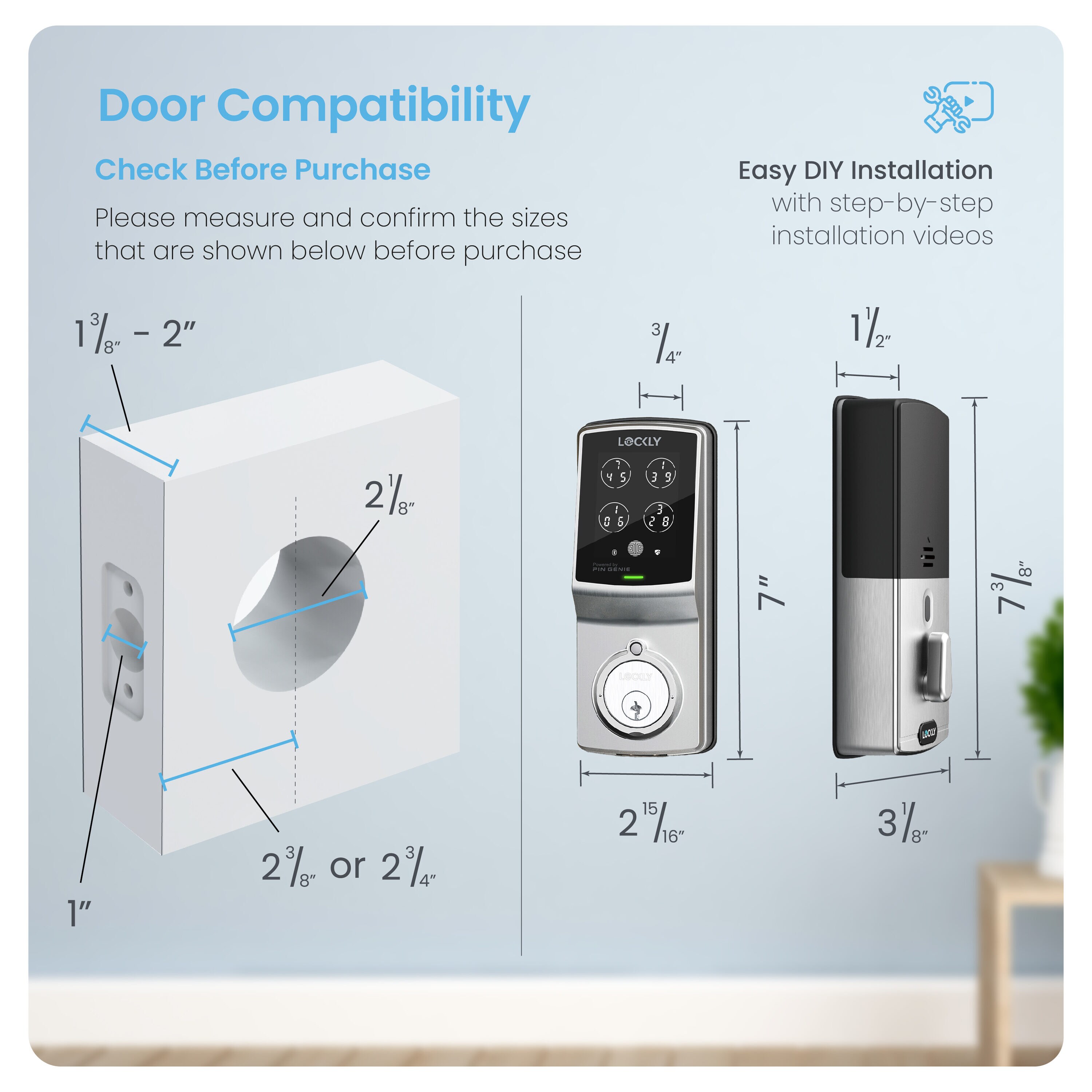 Lockly PGD7SSN Electronic-Door-Locks - View #10