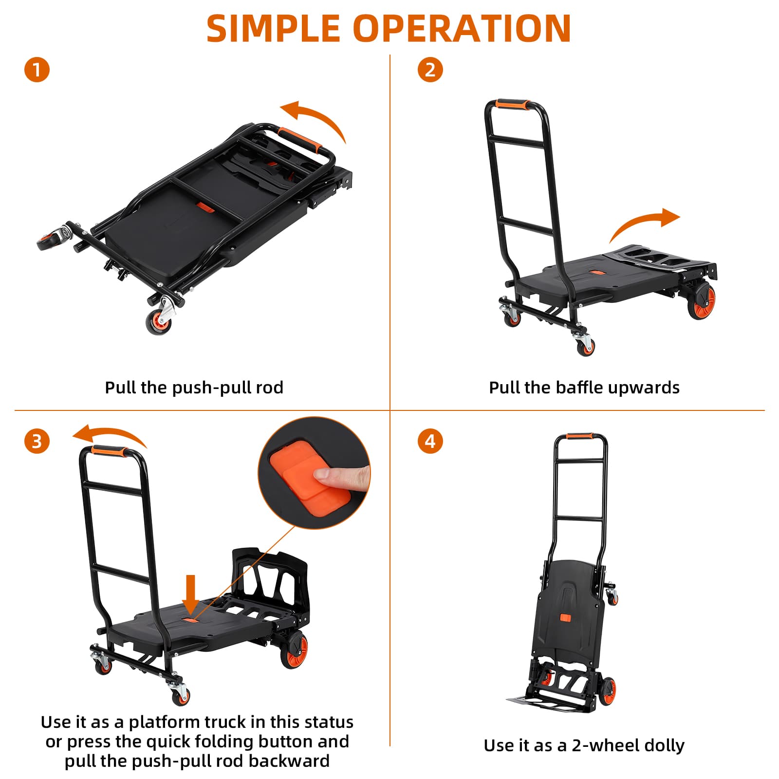 Qeetex JXNAG-PHO-14SWK4WY Utility-Carts - View #4