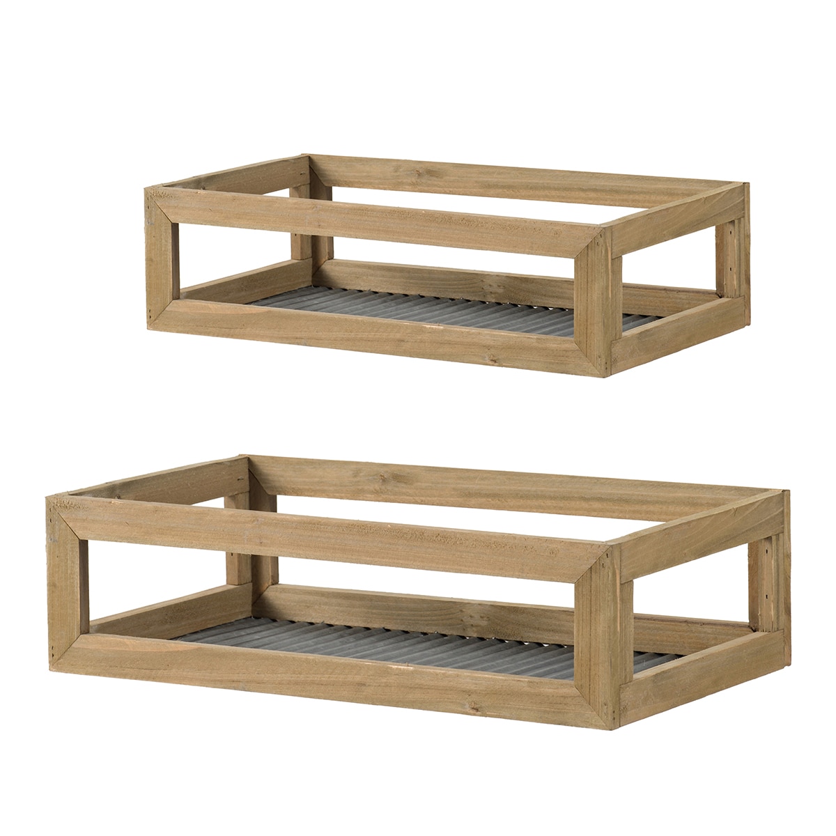 Better-Gro 4-in W x 4-in H Natural Wood Basket