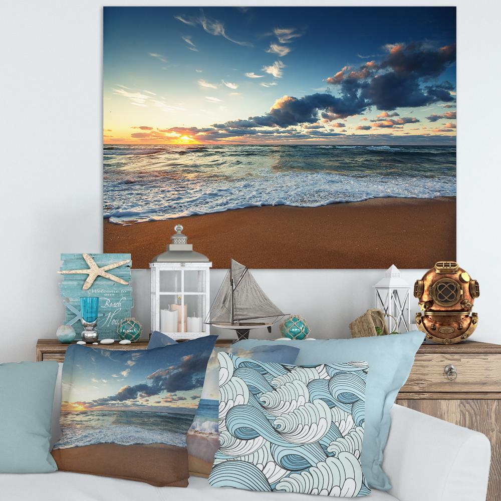 Designart 30-in H x 40-in W Coastal Print on Canvas at Lowes.com