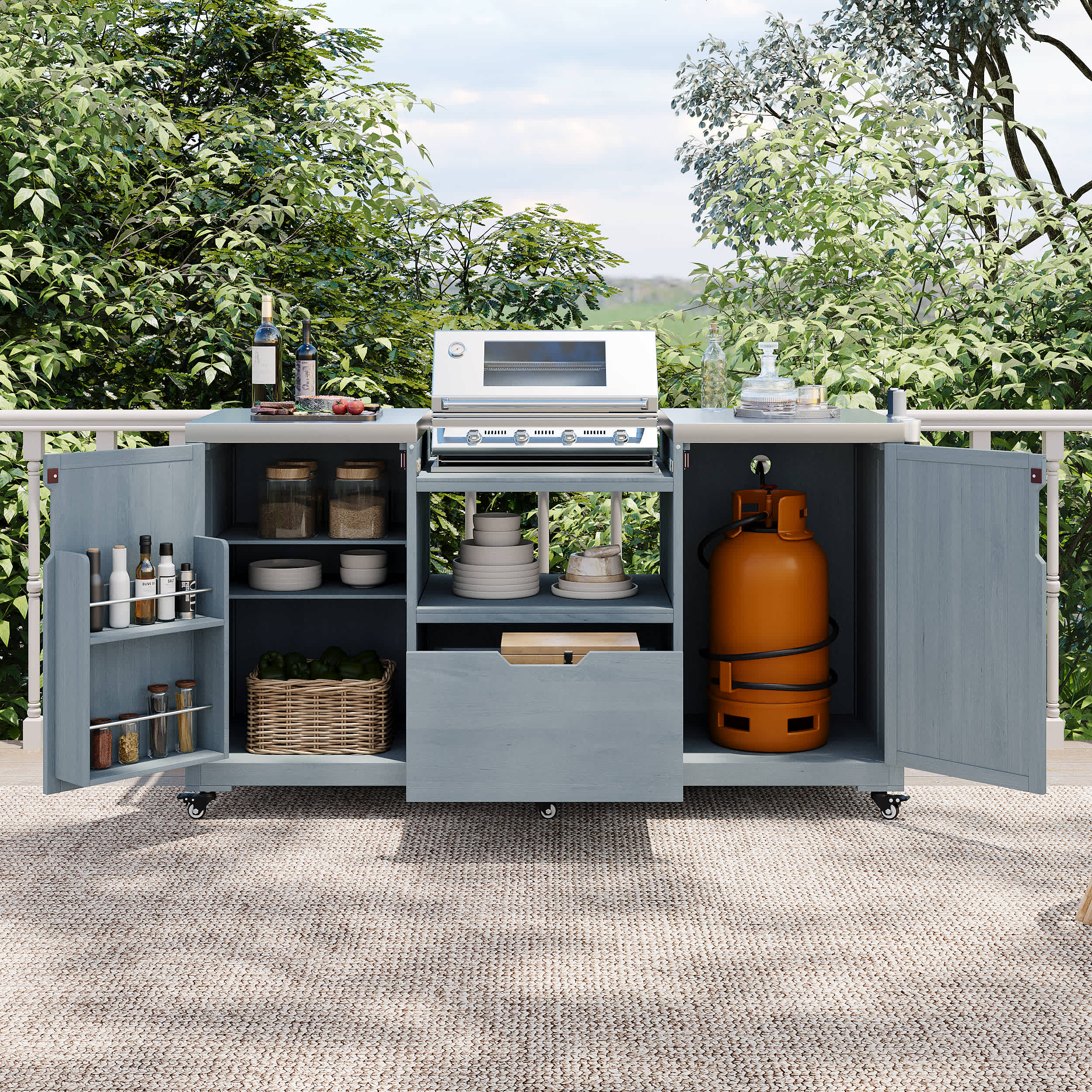 Misty Moon FXLW0403-DT0733 Kitchen-Furniture - View #2