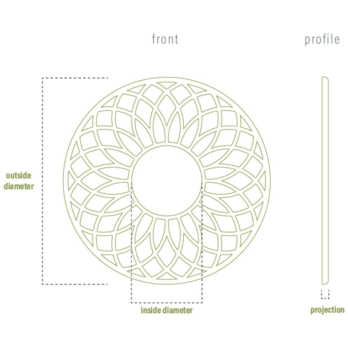 Ekena Millwork CMPP16EPSBL Ceiling-Medallions - View #5