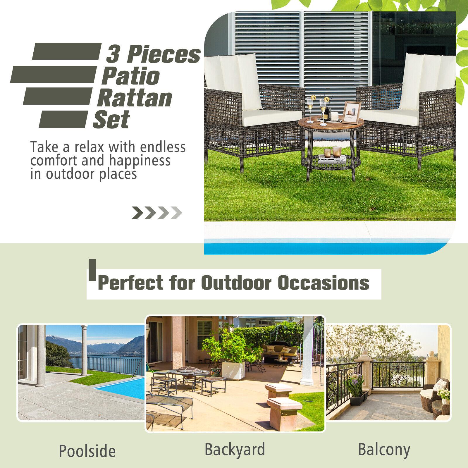 BABOOM BOM-0241WH-CO Patio-Conversation-Sets - View #8
