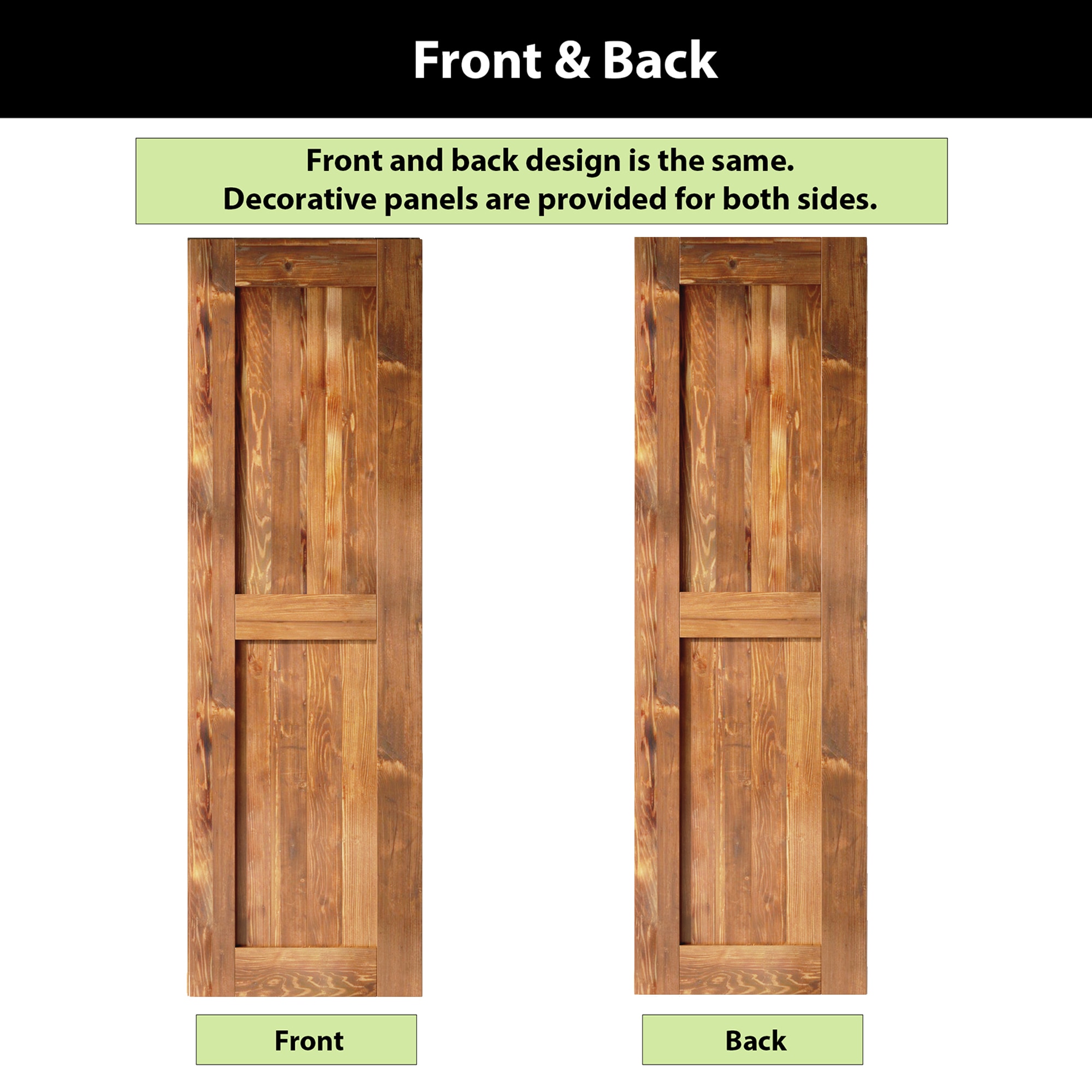 HOMACER 2484-H-EA Barn-Doors - View #6