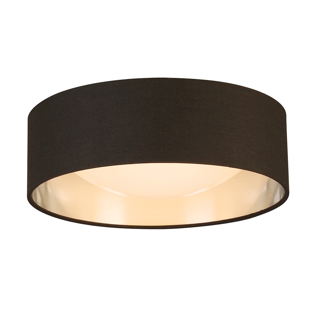 EGLO 204718A Orme 1 -Light 12.4-in Brushed Multiple colors Flush Mount Light