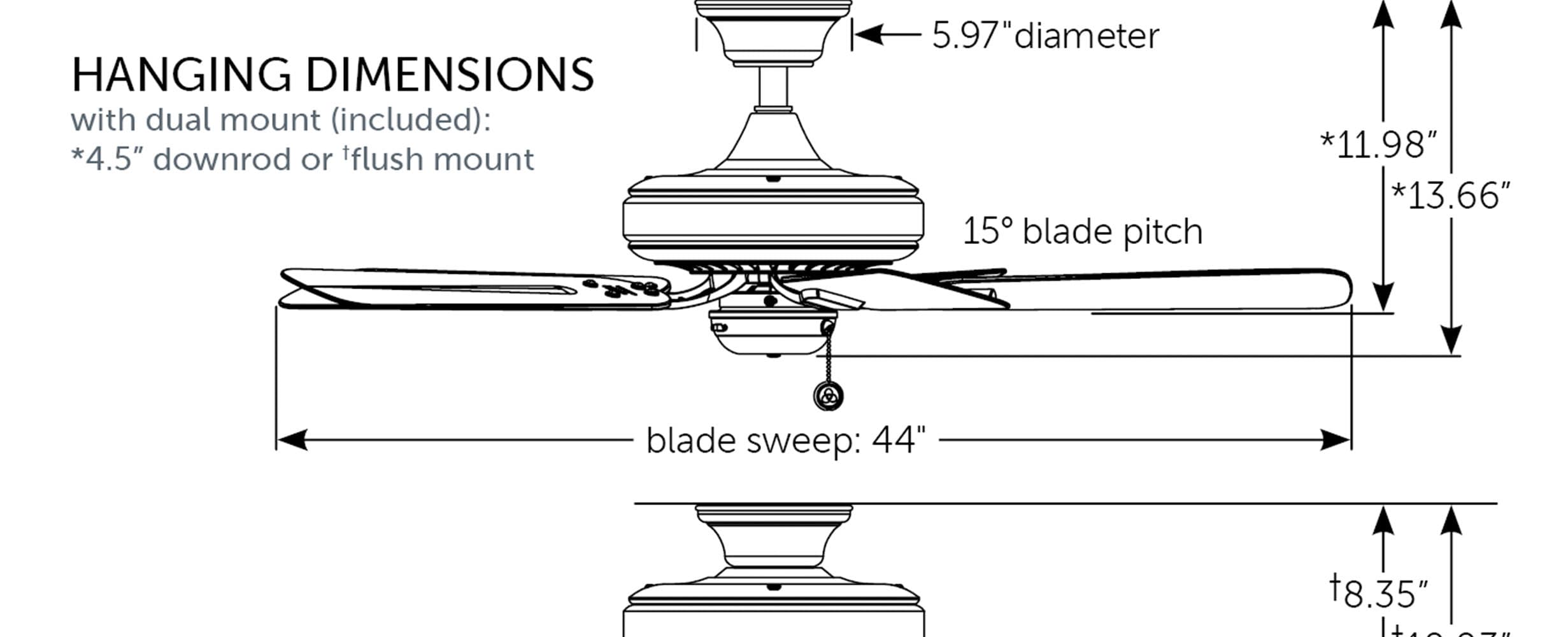 Fanimation FP9044DZW Ceiling-Fans - View #3