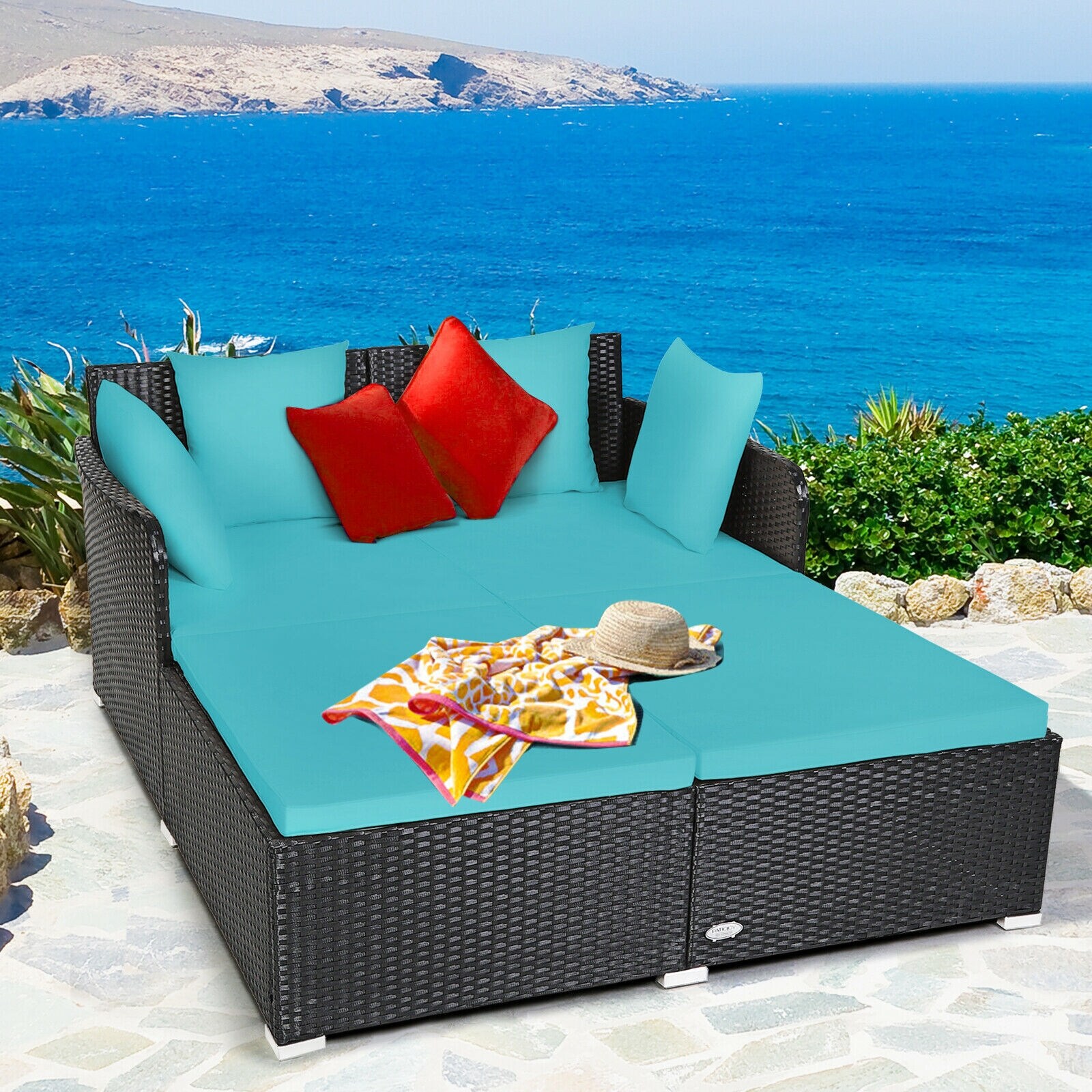 Slickblue D-CO-UT92376WH Patio-Sofas-Daybeds - View #3