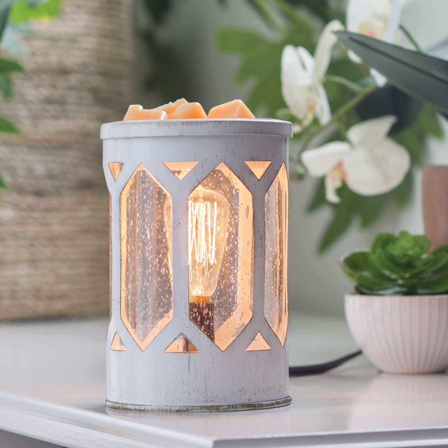 Candle Warmers Signature Lighted Candle Warmer
