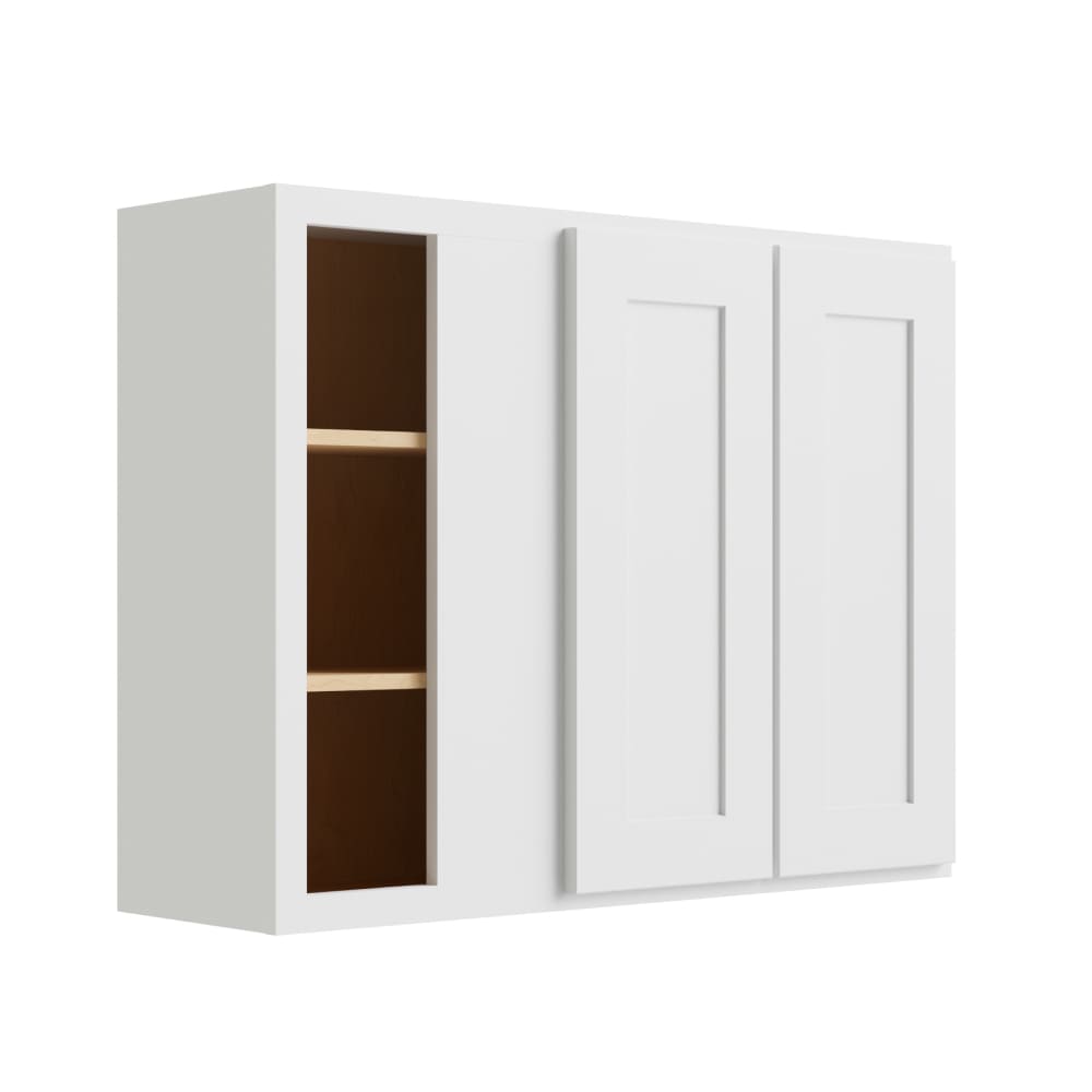 RELIABILT L10-BLW39/4230 Parkstone 39-in W x 30-in H x 12-in D White Blind Corner wall Fully assembled Plywood Cabinet Shaker)