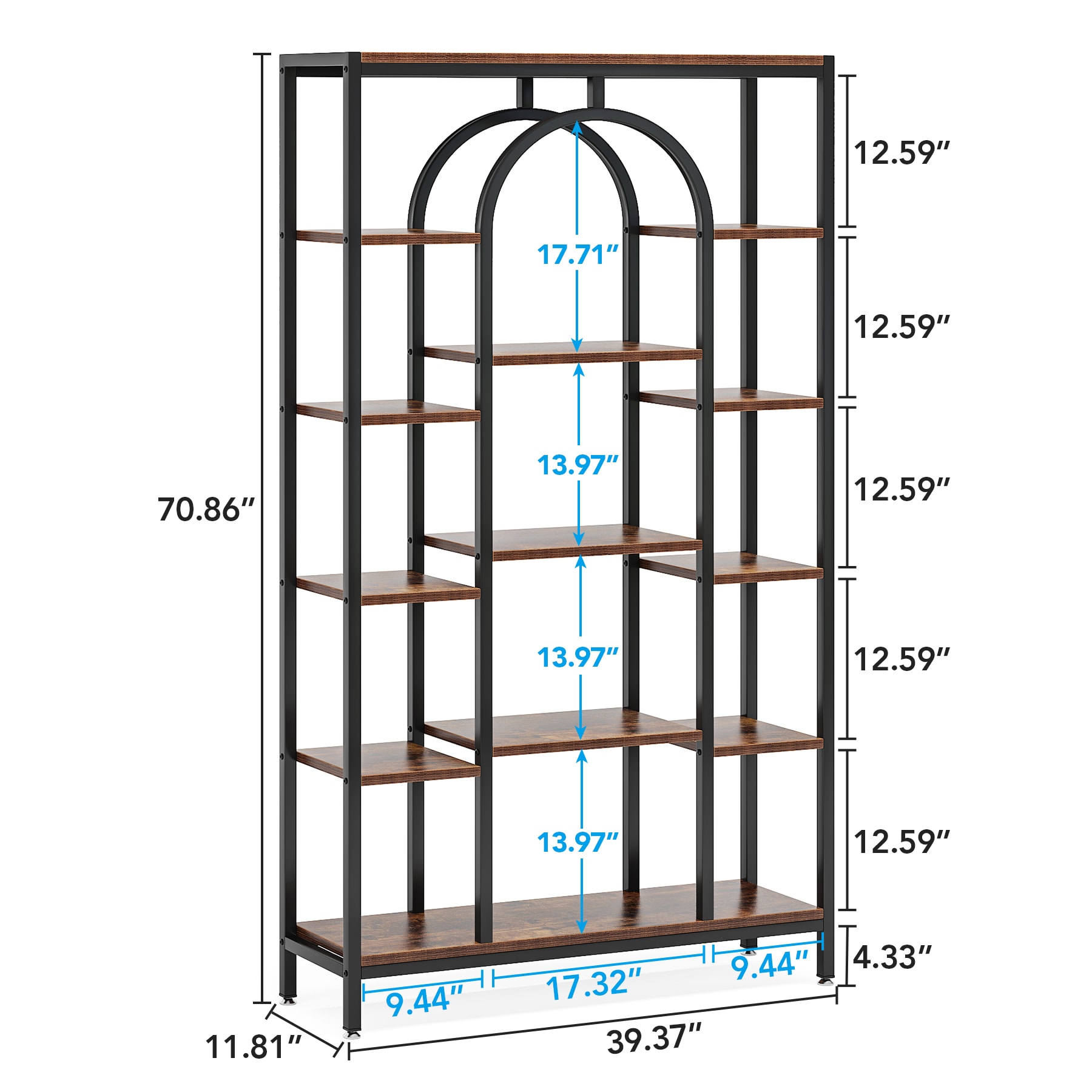 Tribesigns HOGA-J0075 bookcases - View #8