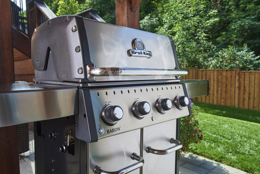 Broil King Baron S420 Pro Stainless Steel 4-Burner Gas Grill At Lowes.com