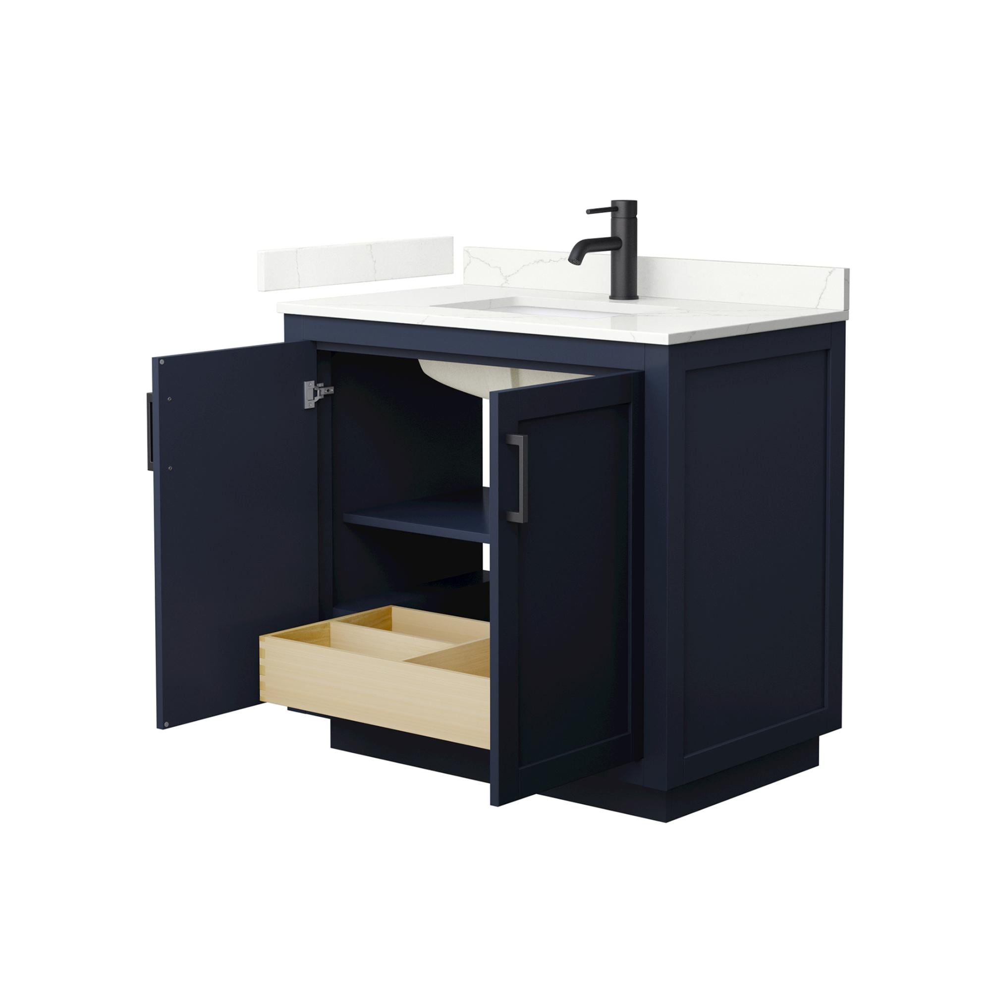 Wyndham Collection WCF292936SBBGTUNSMXX Bath-Vanity-Combo - View #3