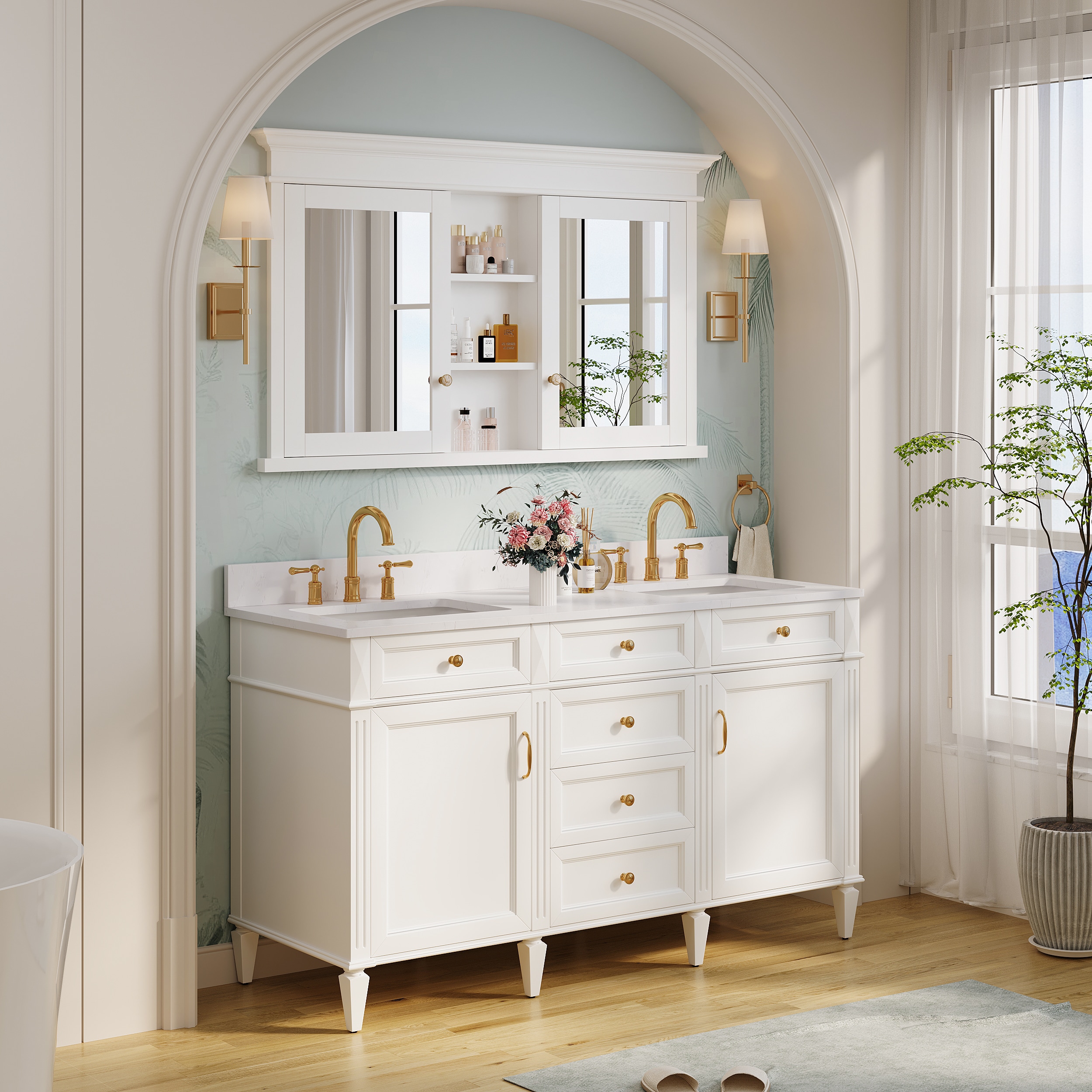 WELLFOR BCB1924BRE -WF Bathroom-Medicine-Cabinets - View #13