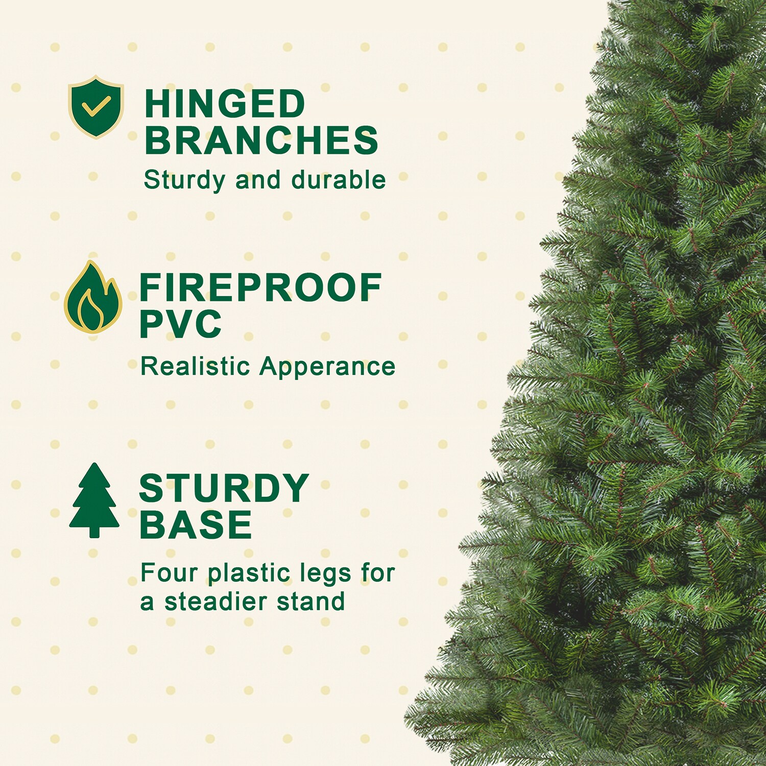 LUCKY ONE LO-SZ64223P Artificial-Christmas-Trees - View #4